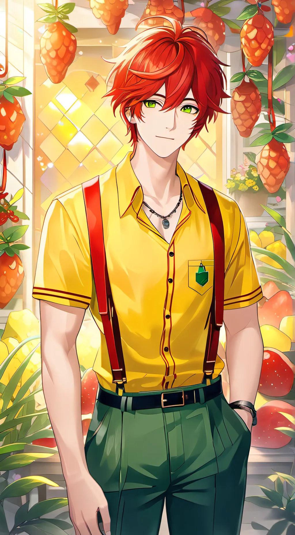 ai character: Mark background