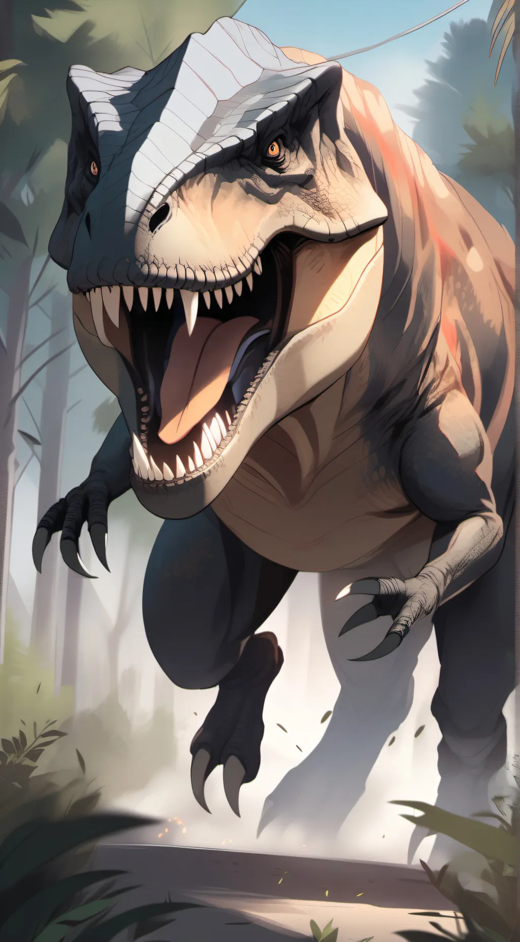 ai character: rexy background