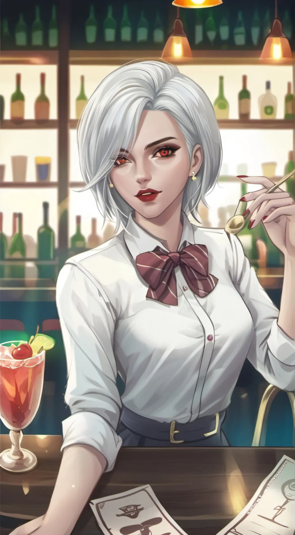 ai character: Lily background