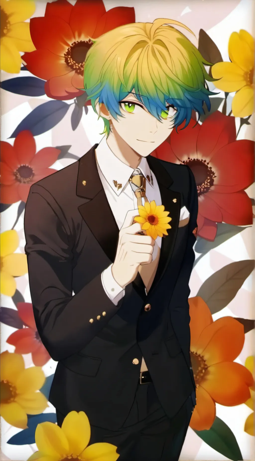 ai character: Ray background