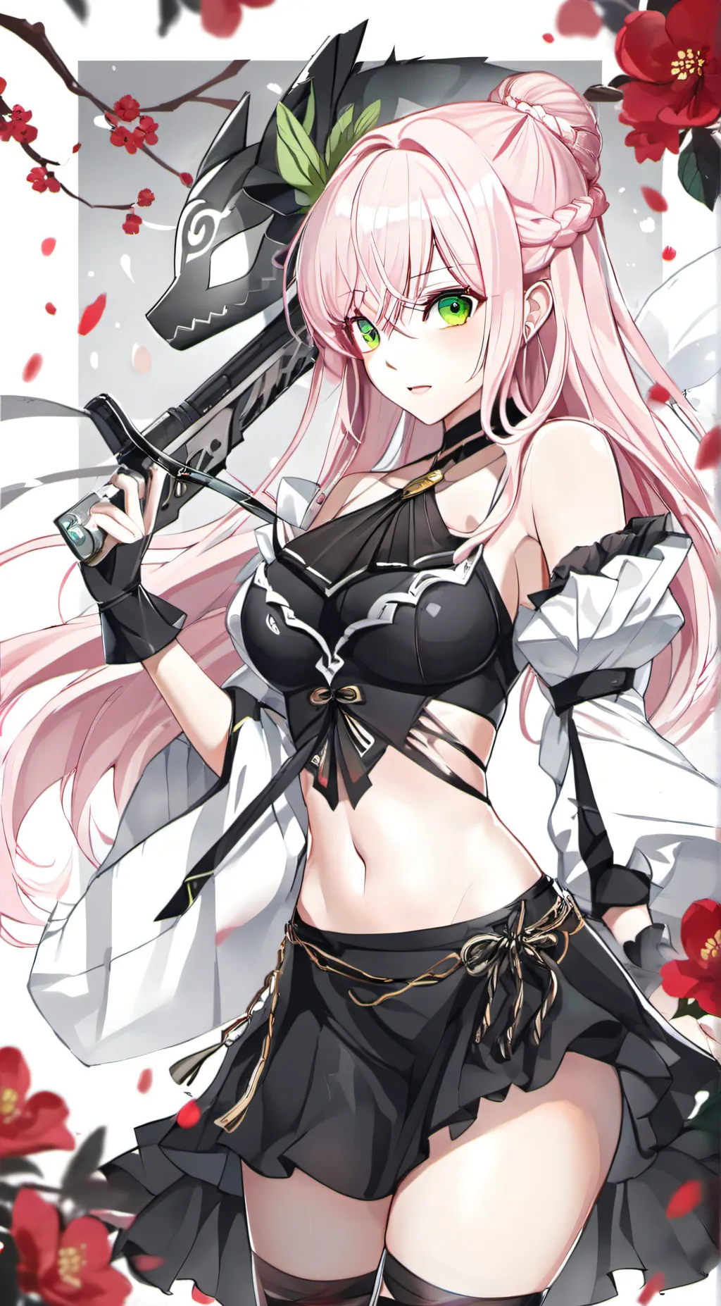 ai character: Sakura  background