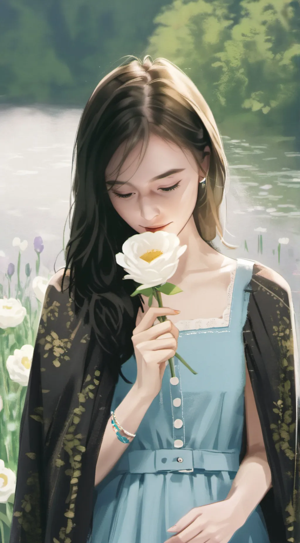 ai character: Sebrina  background