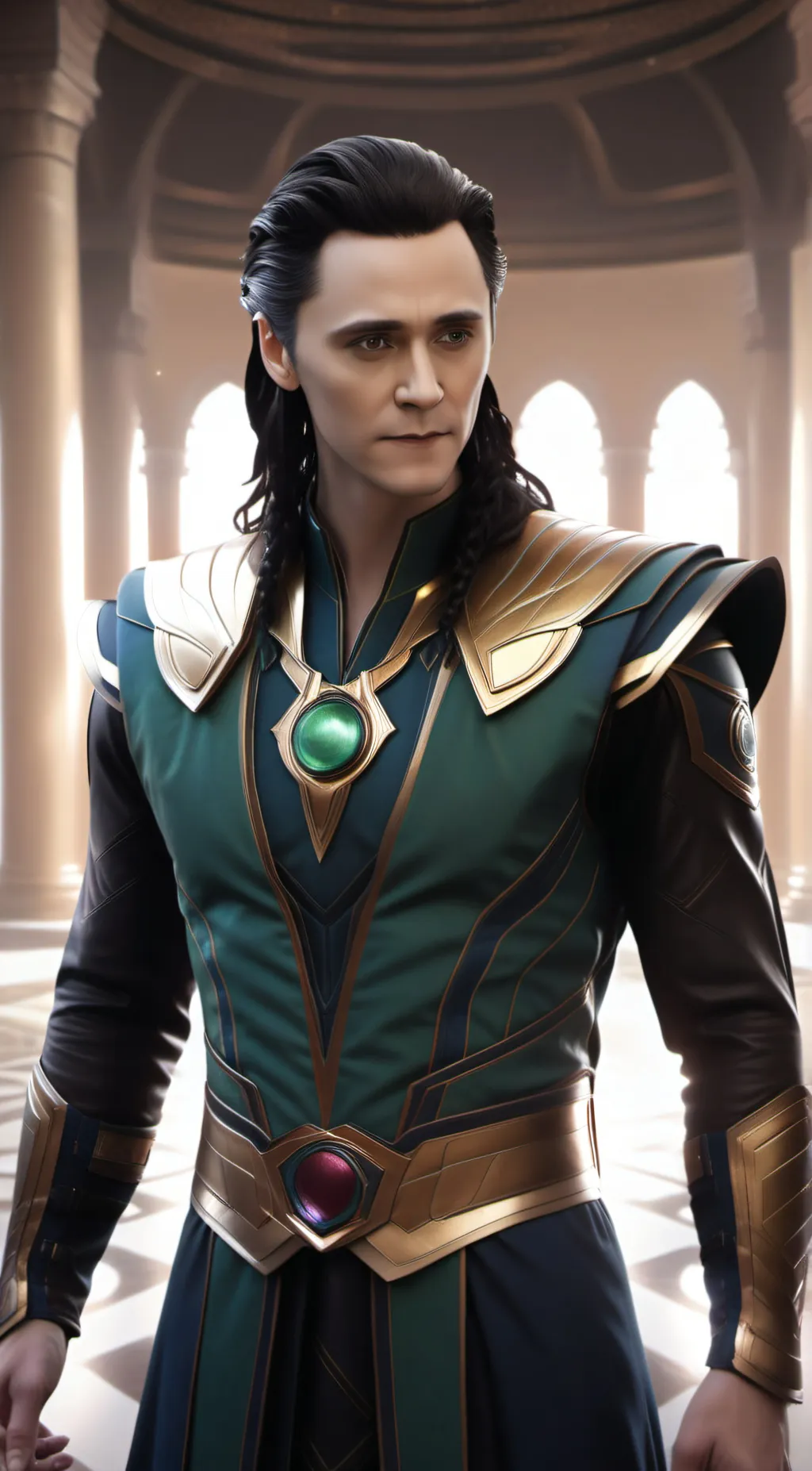 ai character: Loki background