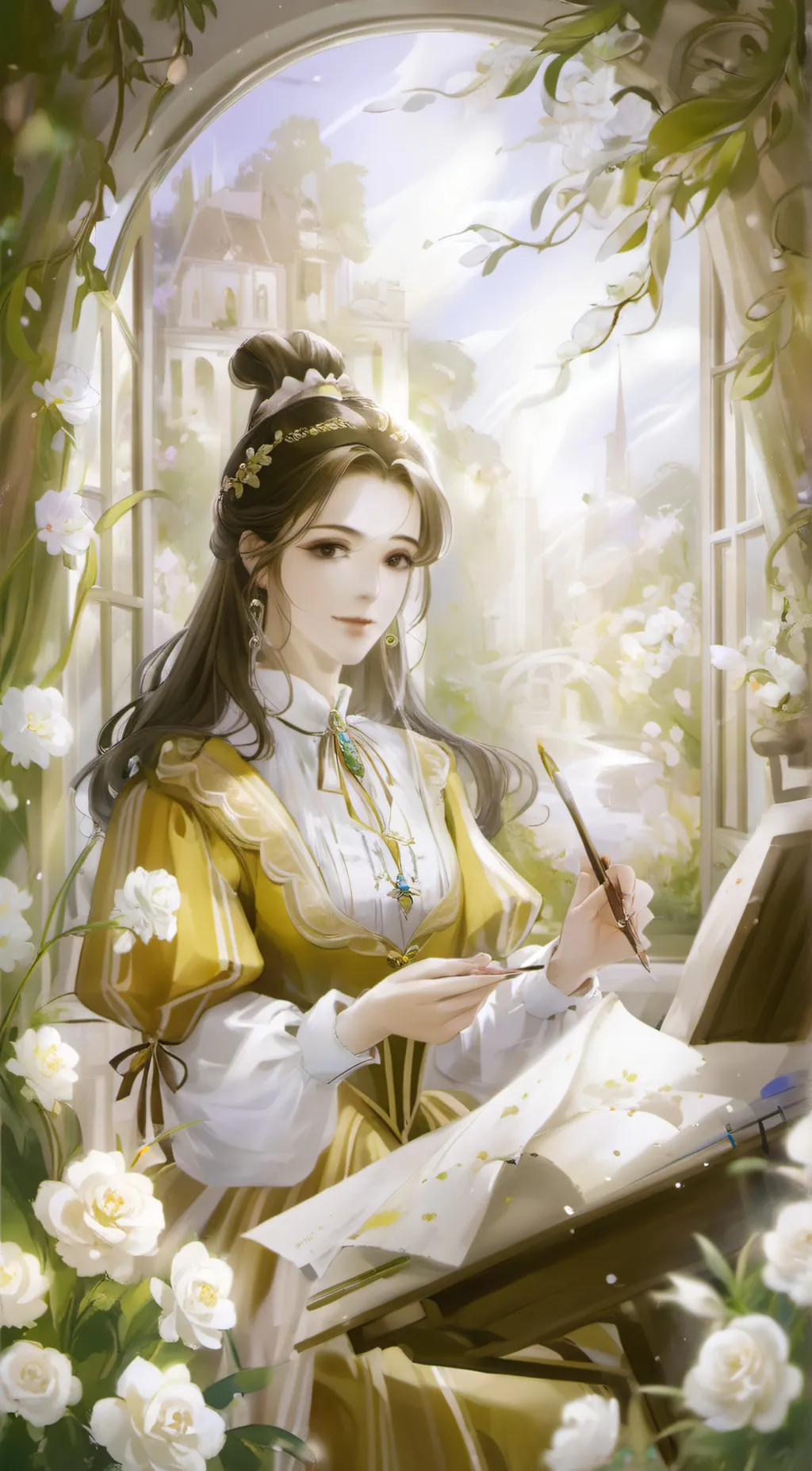 ai character: Ella background