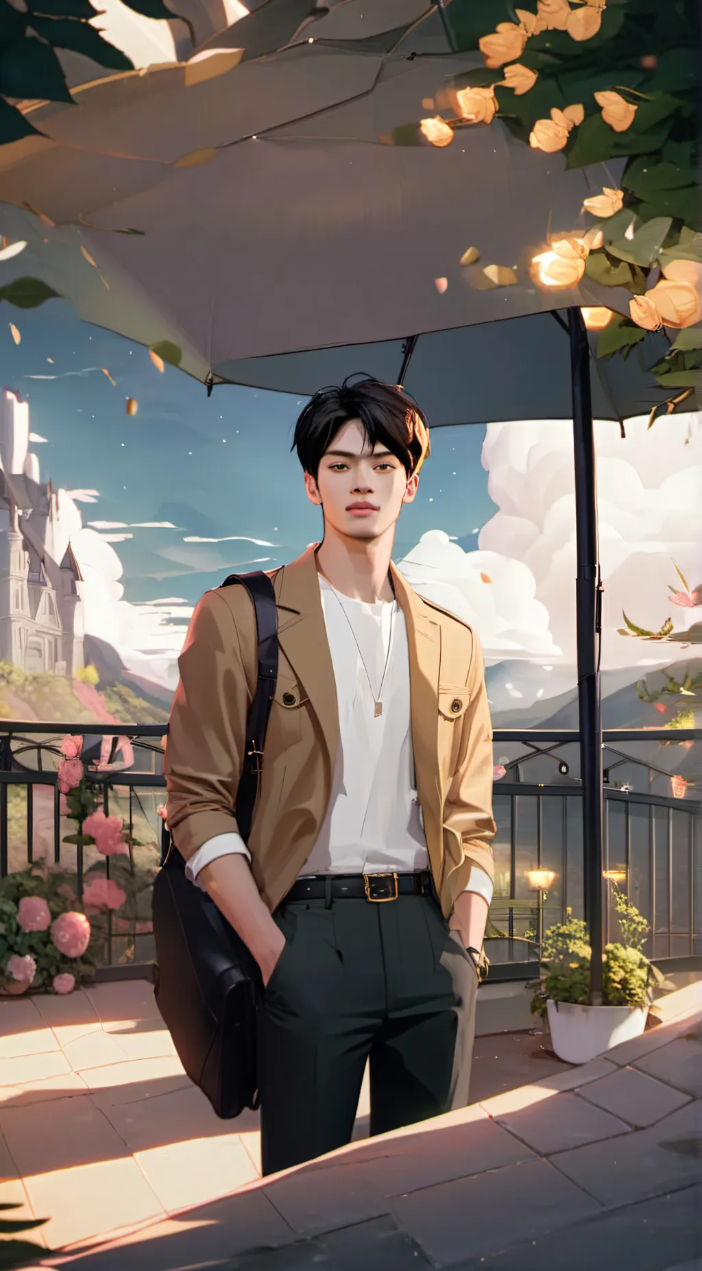 ai character: Gabriel  background