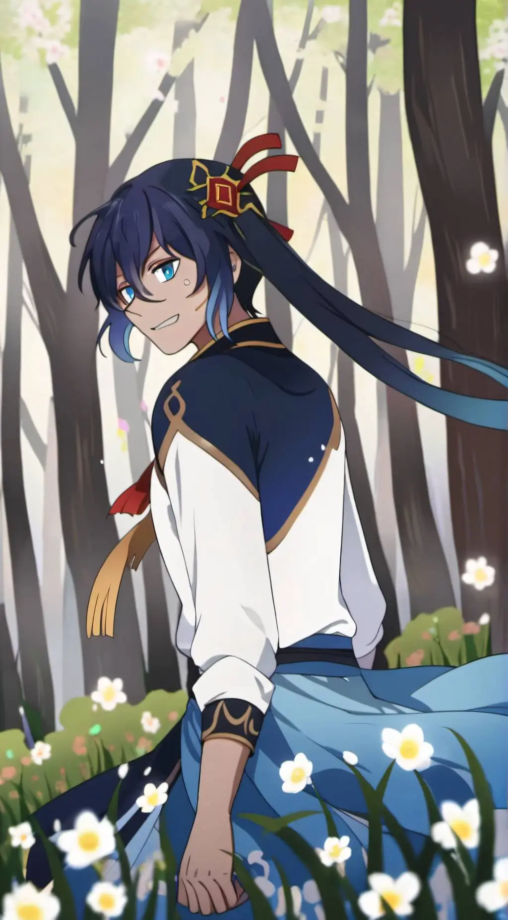 ai character: Mui  background