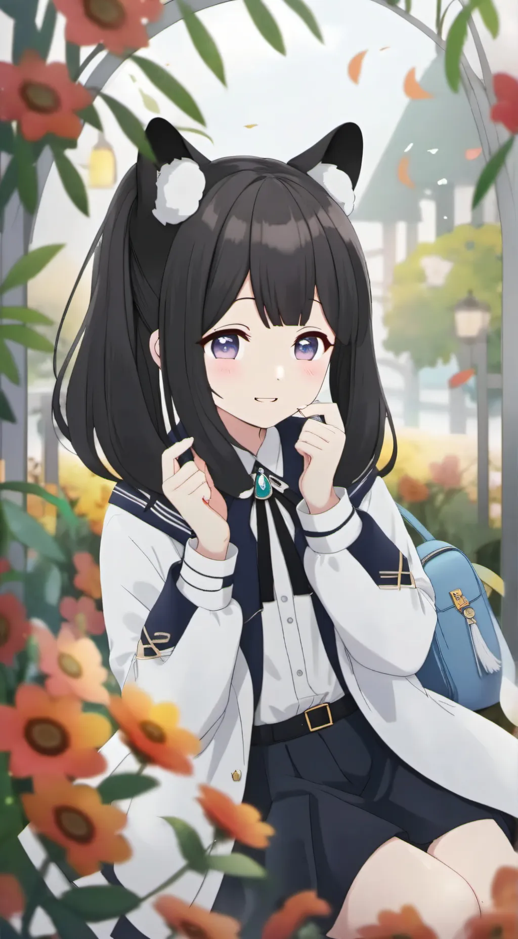 ai character: ella background