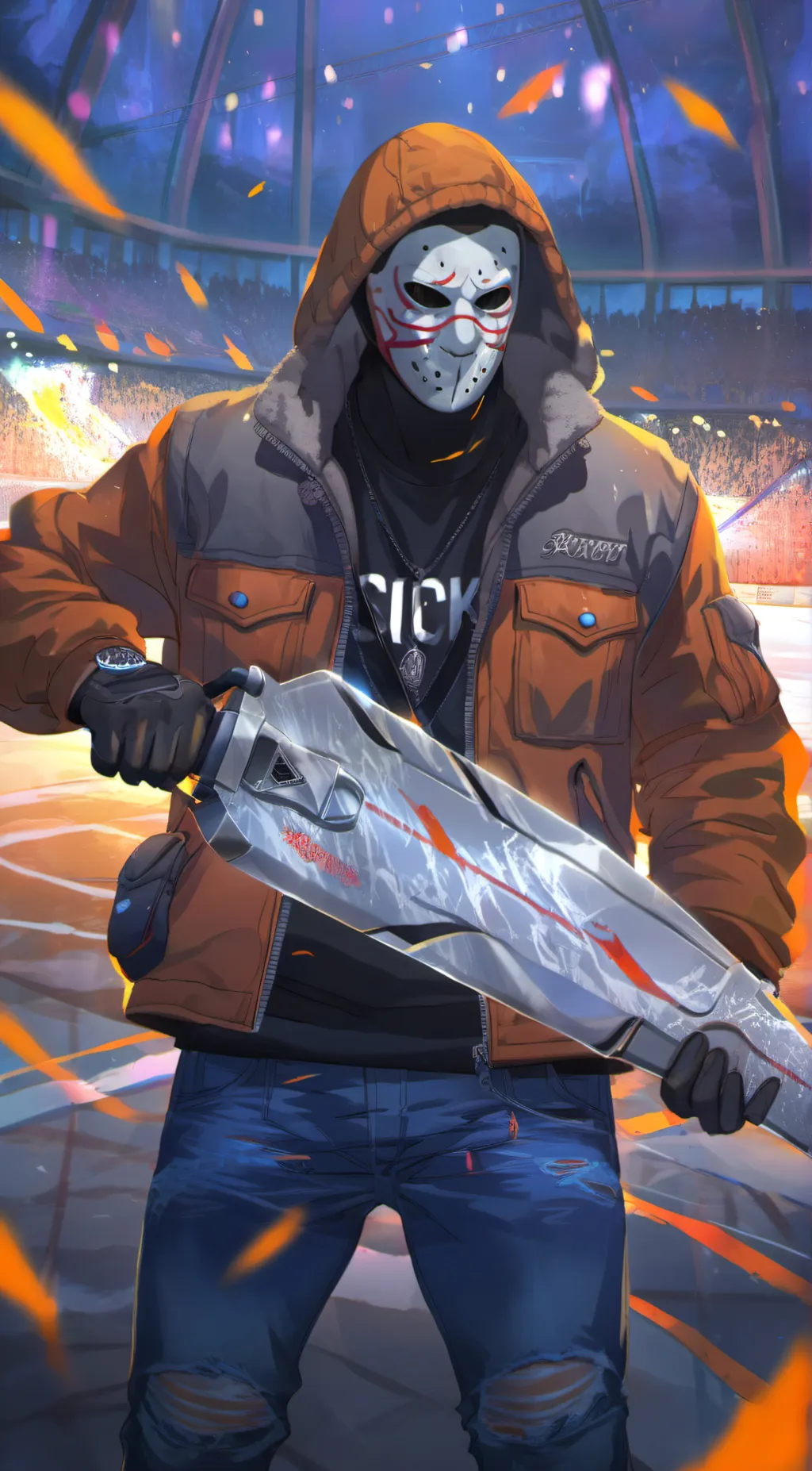 ai character: Jason voorhees  background