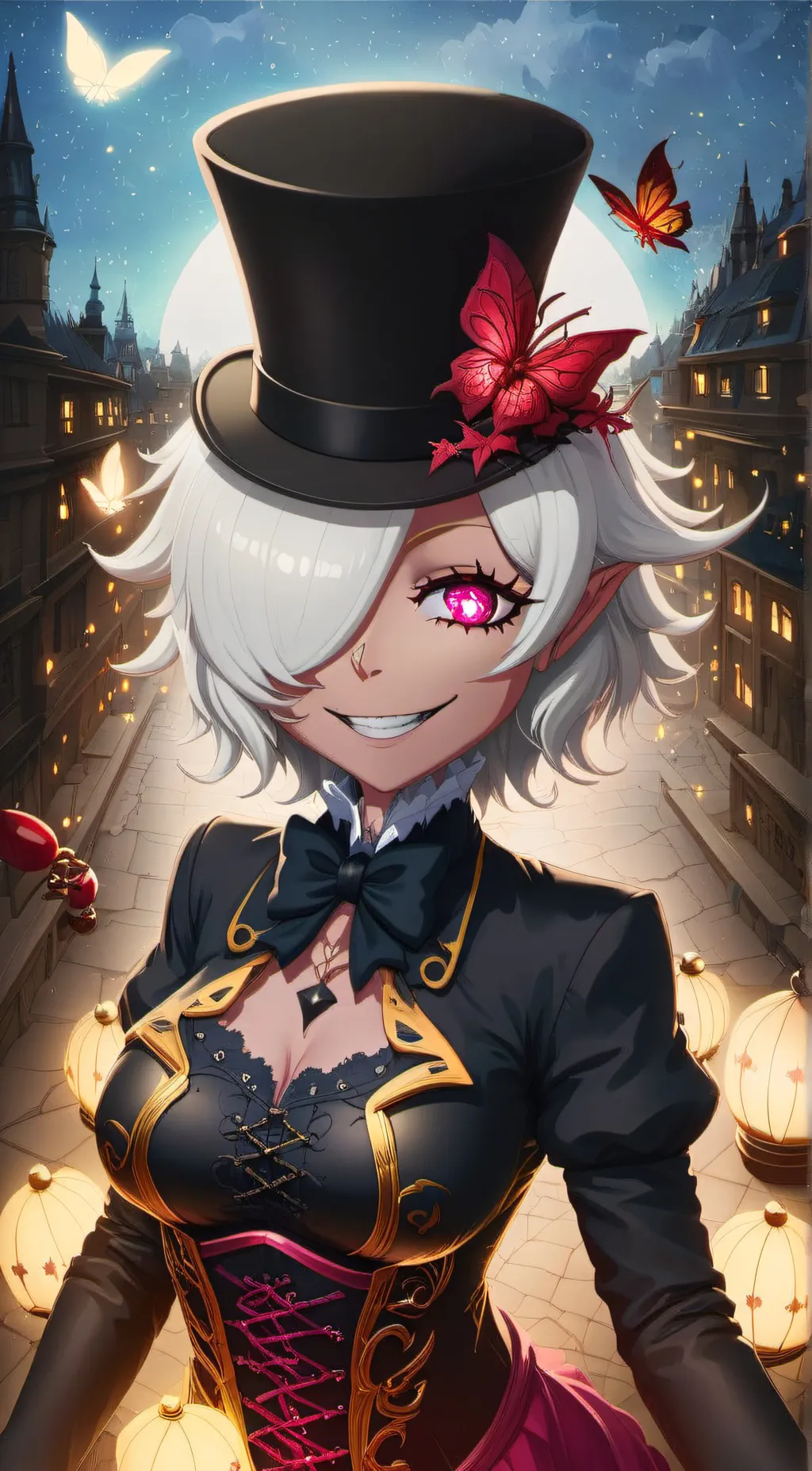 ai character: evie  background