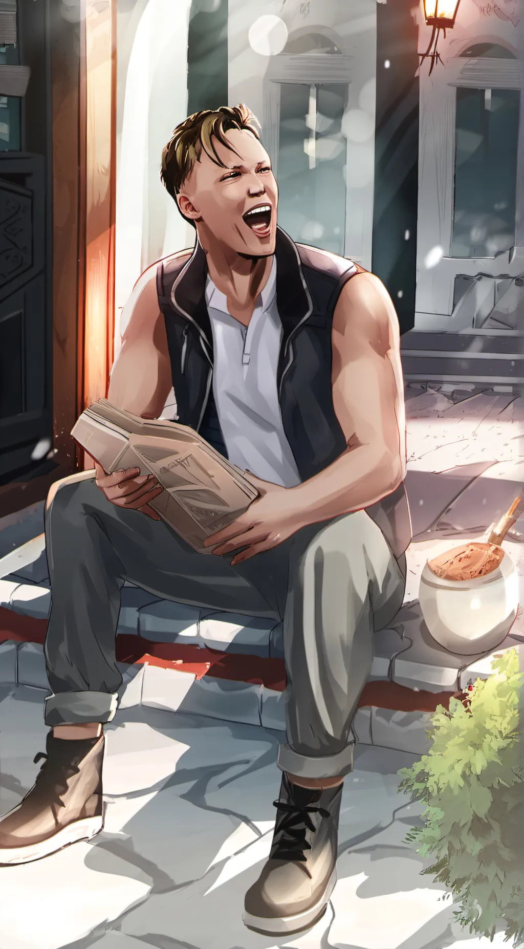 ai character: Carter background