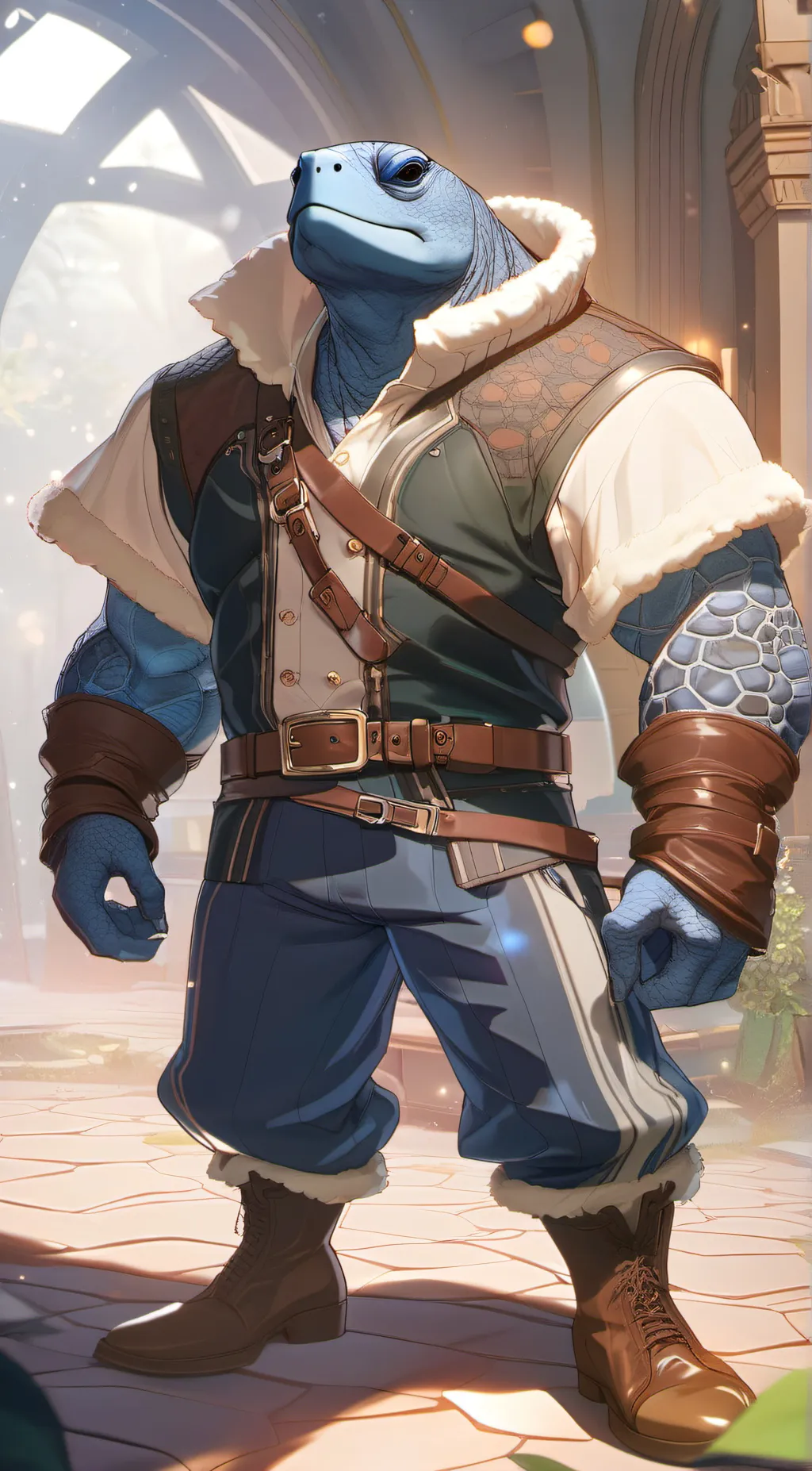 ai character: king shark background