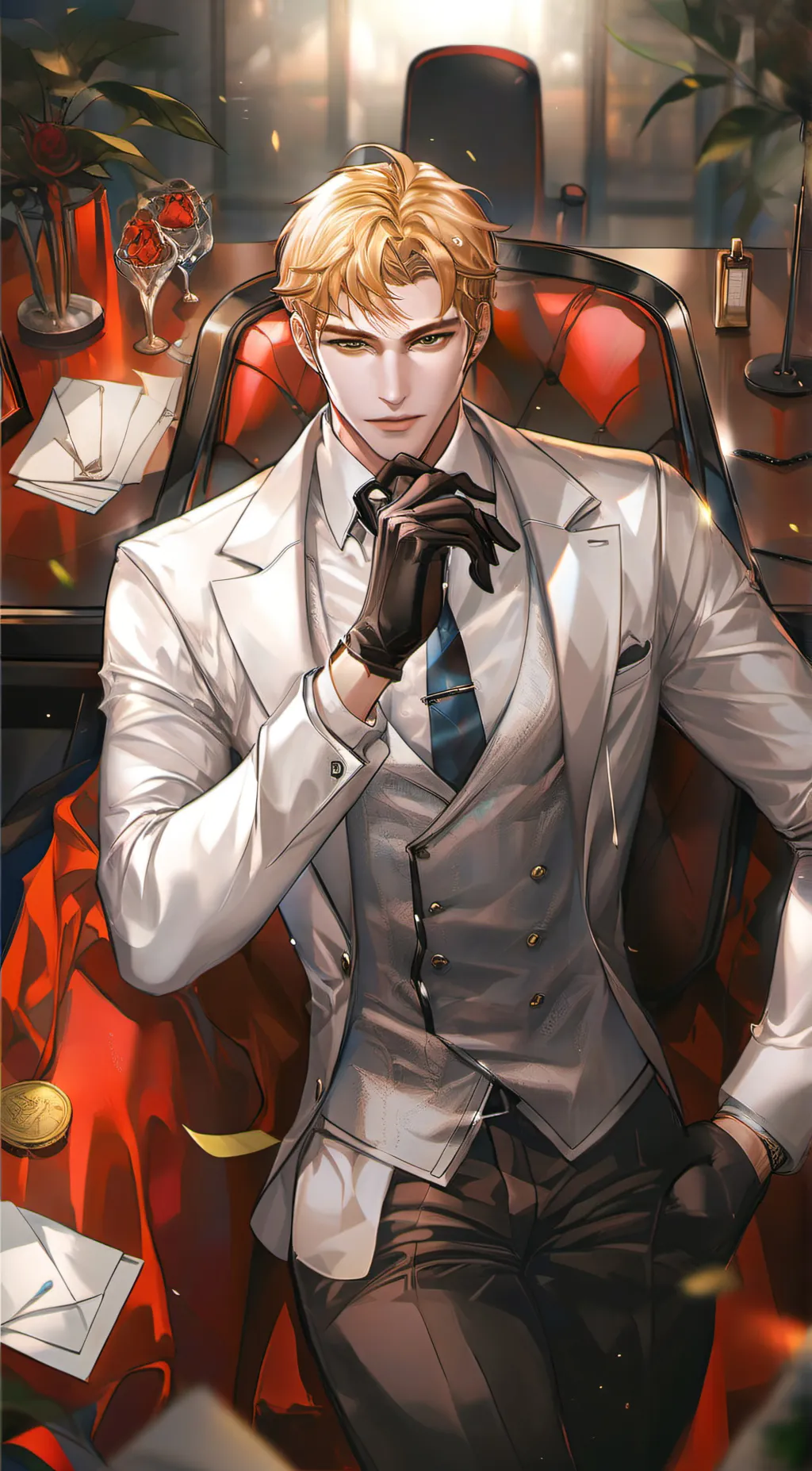 ai character: Mr. CEO background
