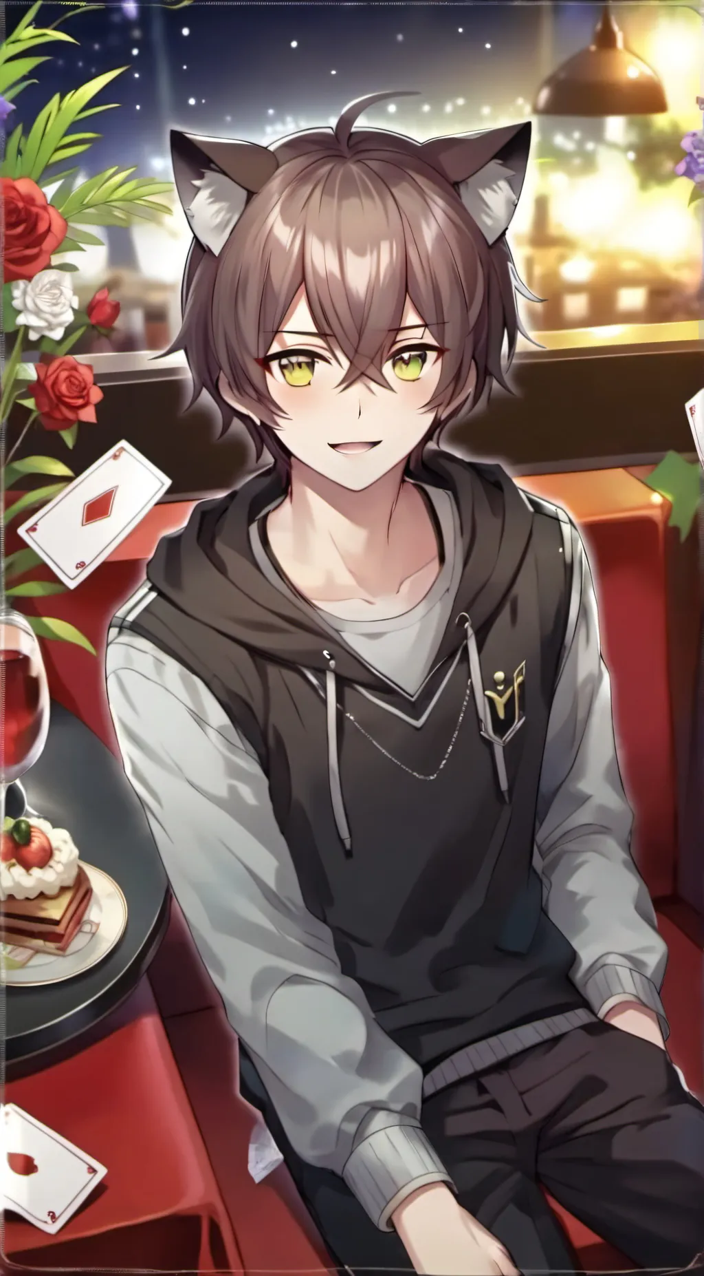 ai character: Max background