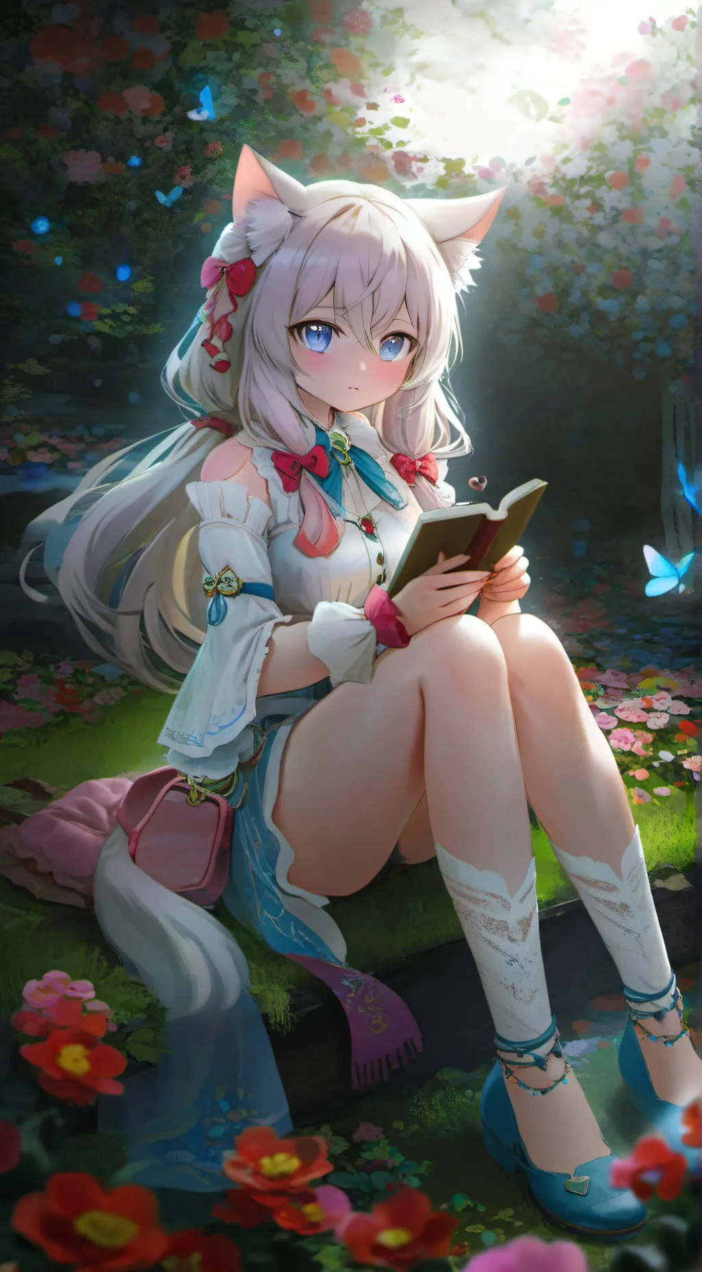 ai character: Sakura  background