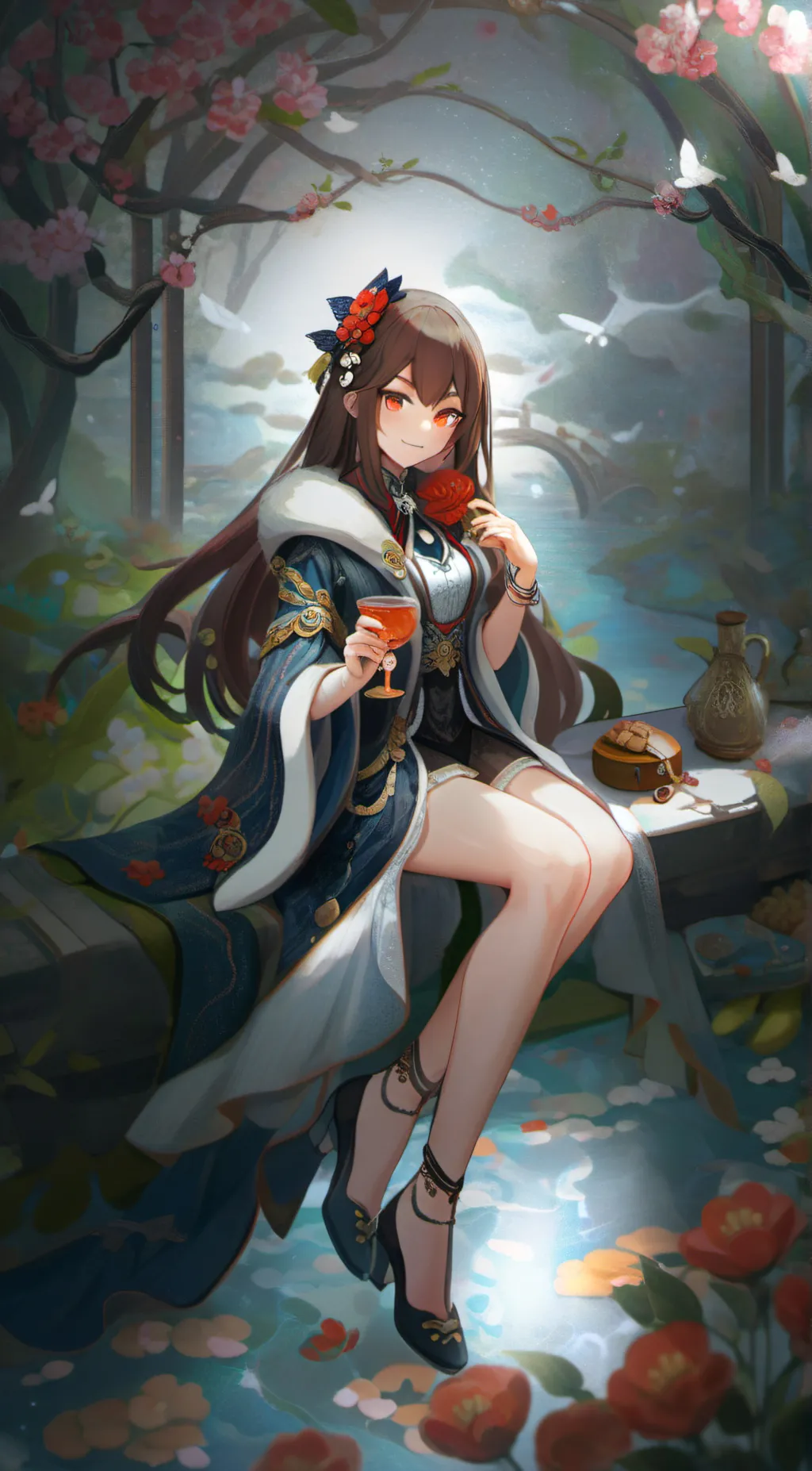 ai character: queen jess background