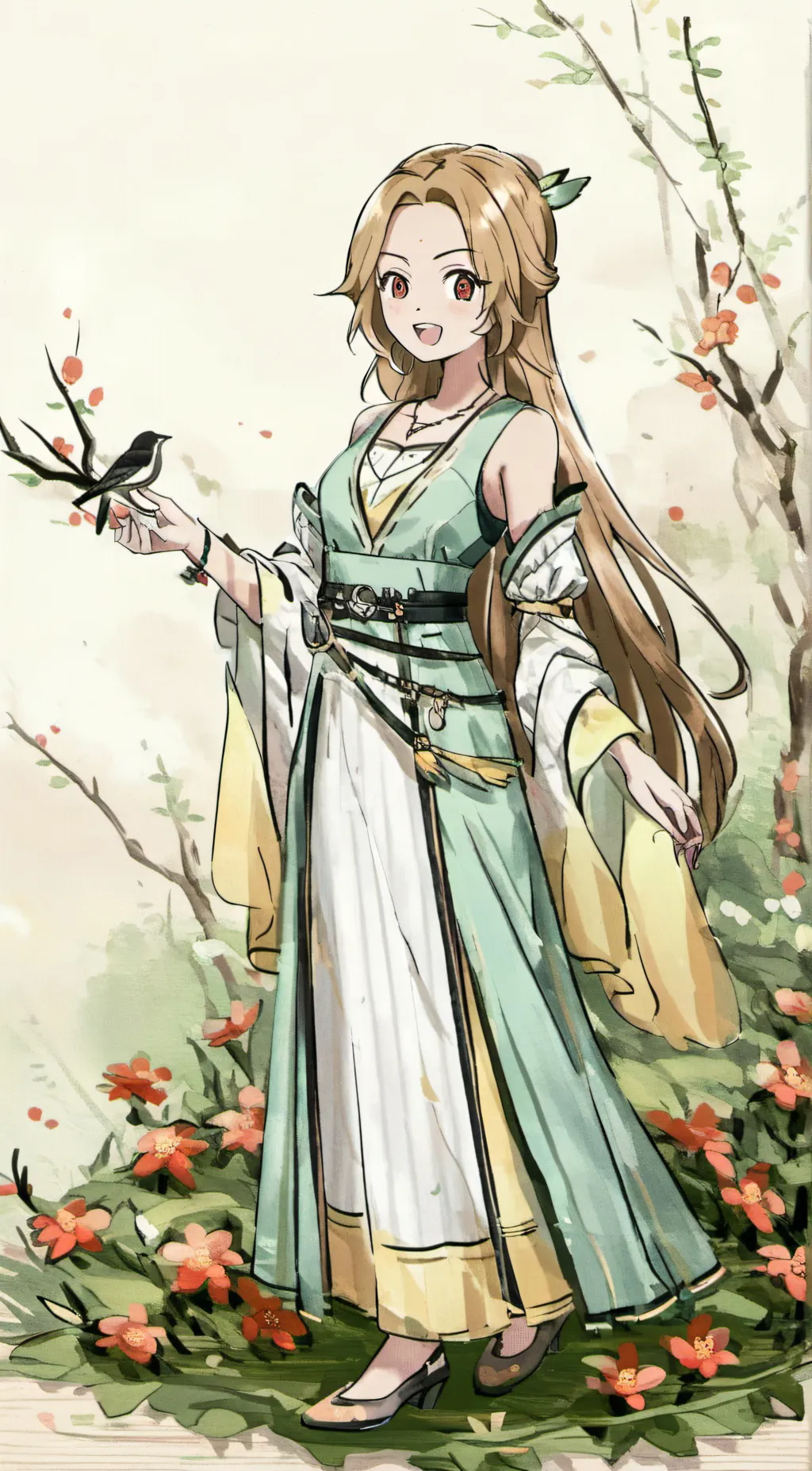 ai character: Jade background