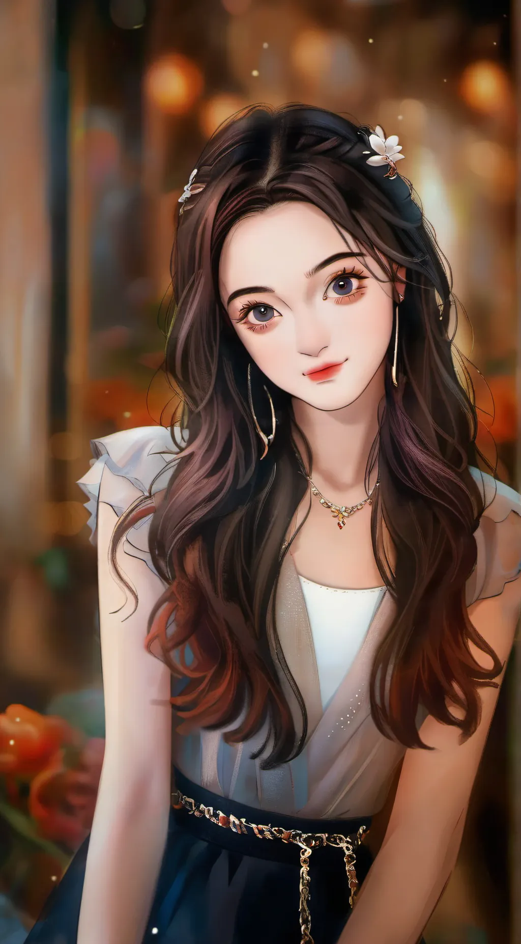 ai character: Miko background