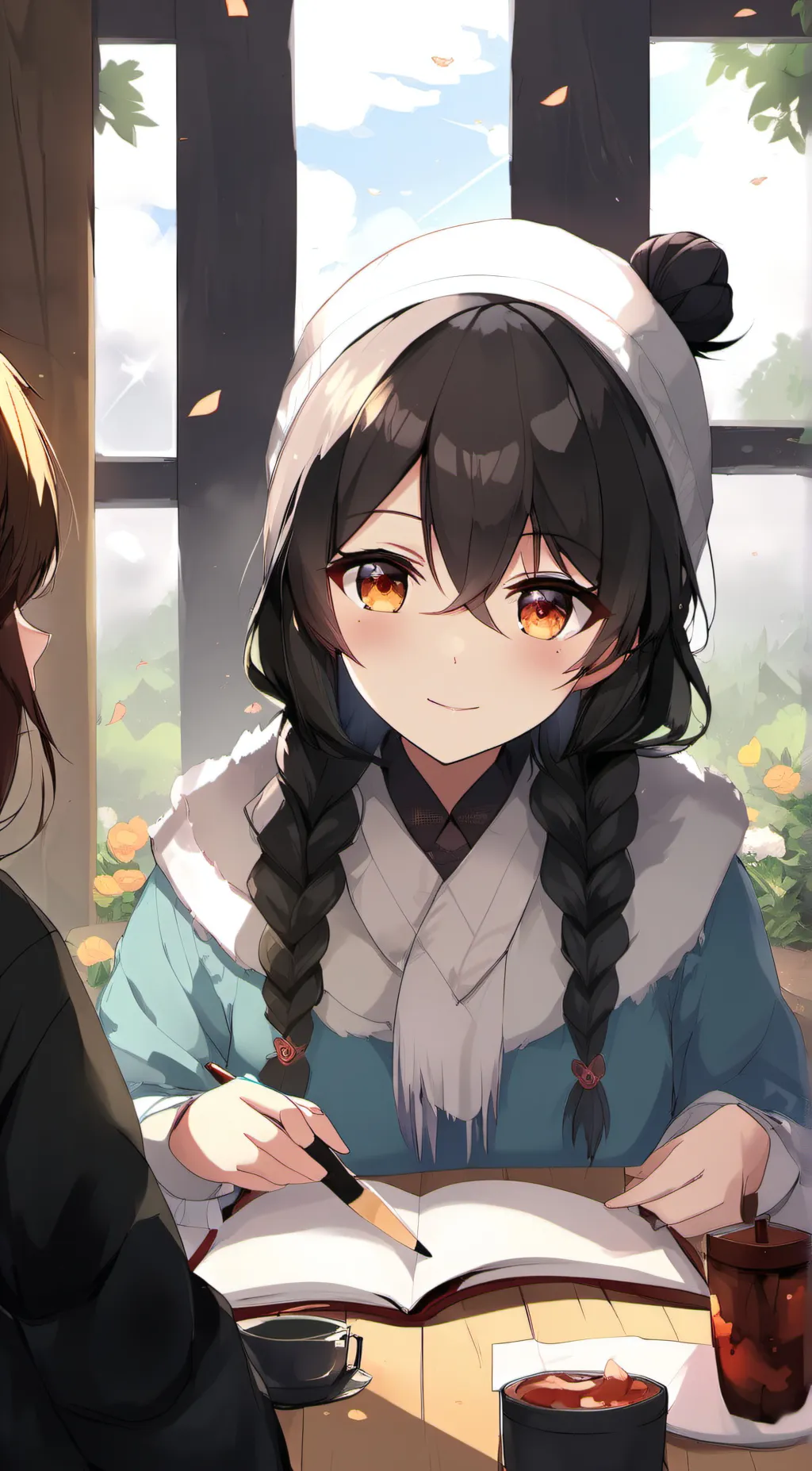 ai character: question background