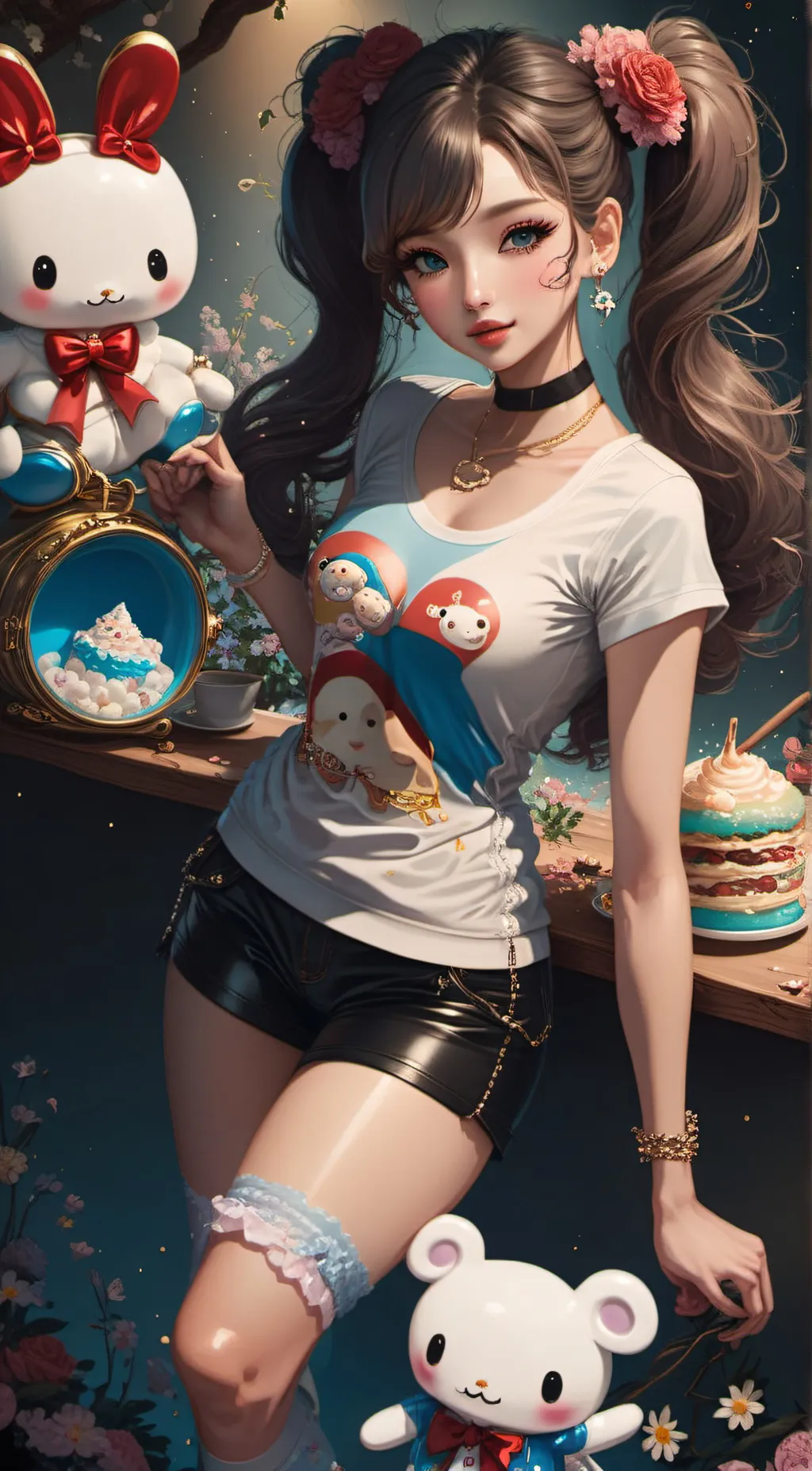 ai character: Kao background