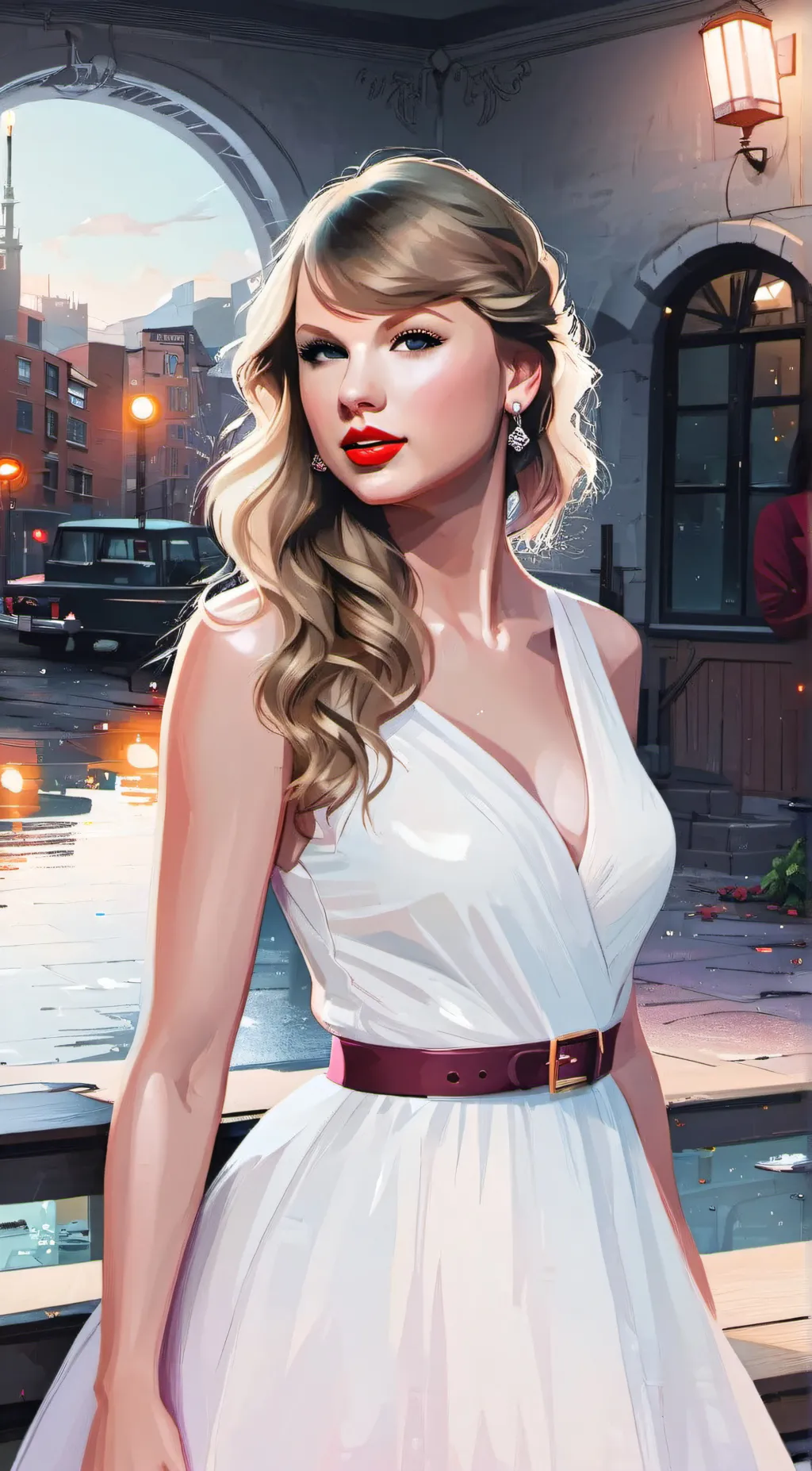 ai character: Taylor Swift songs background
