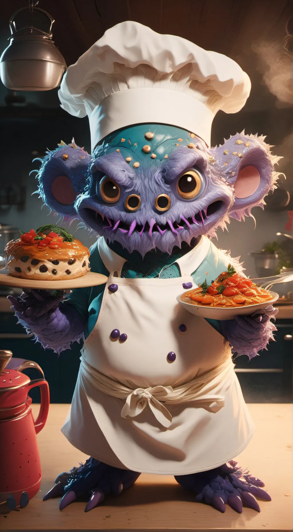 ai character: chef diddles background