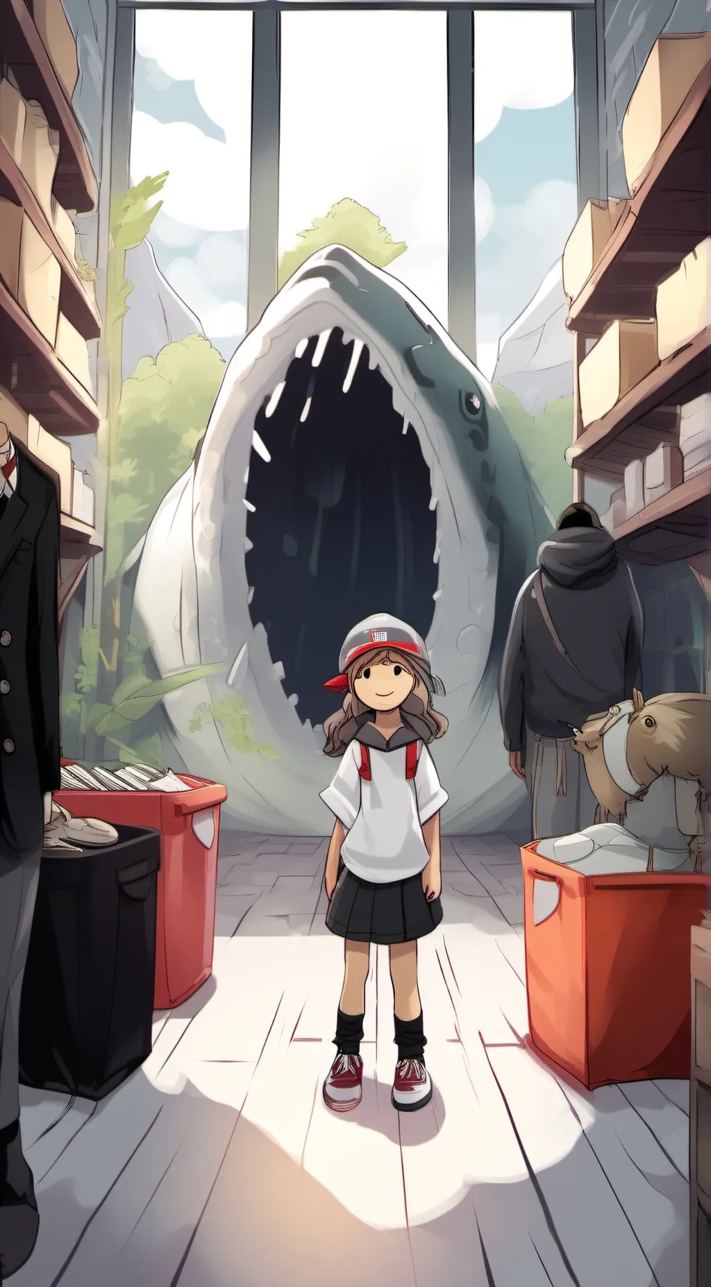 ai character: sunny background