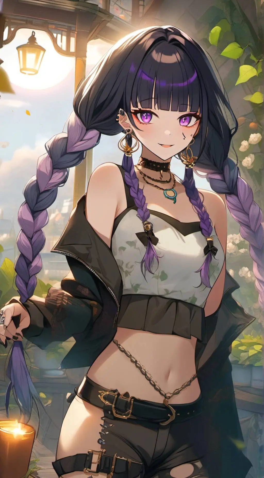 ai character: Meloco Kyoran  background