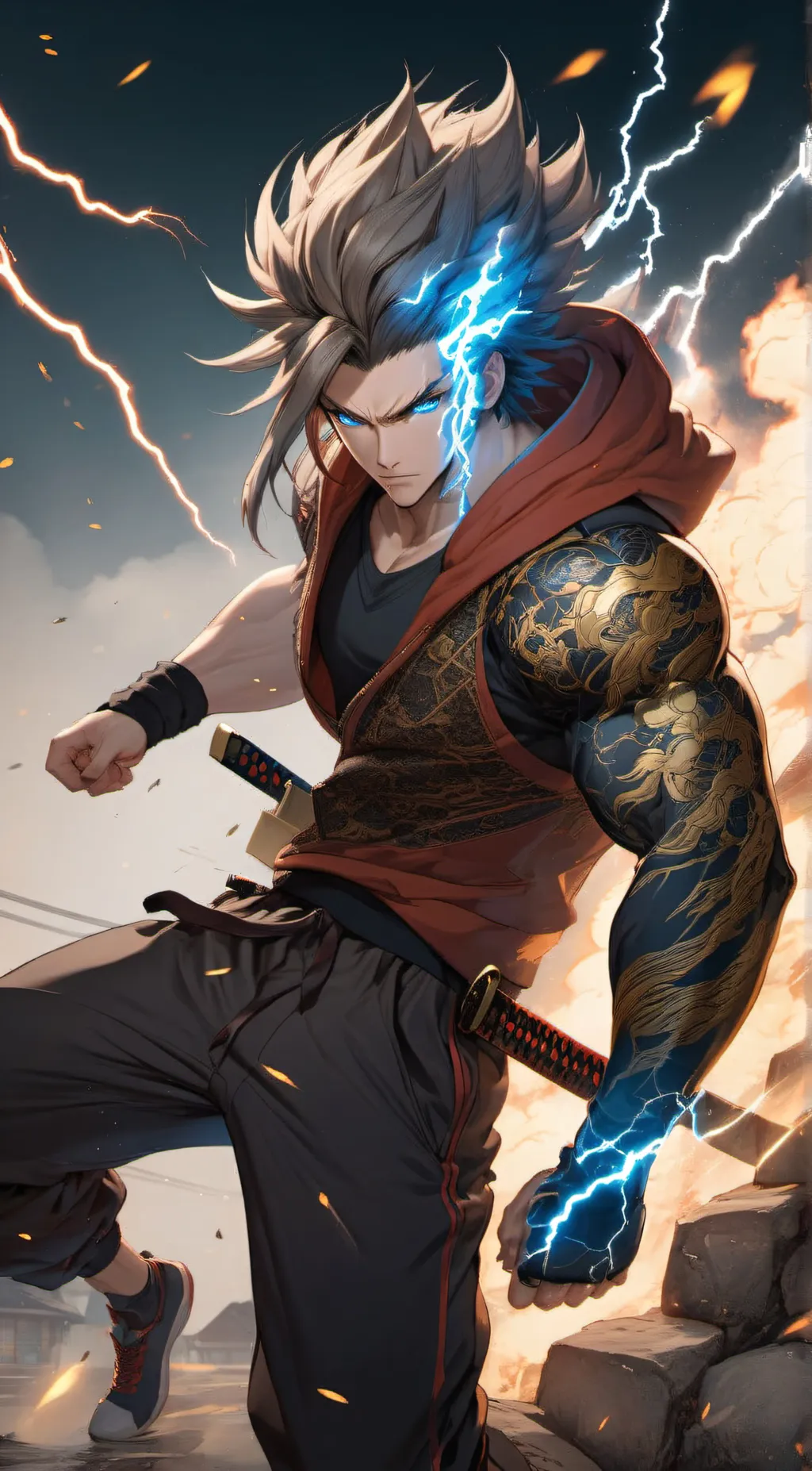 ai character: Felix Kurogane background