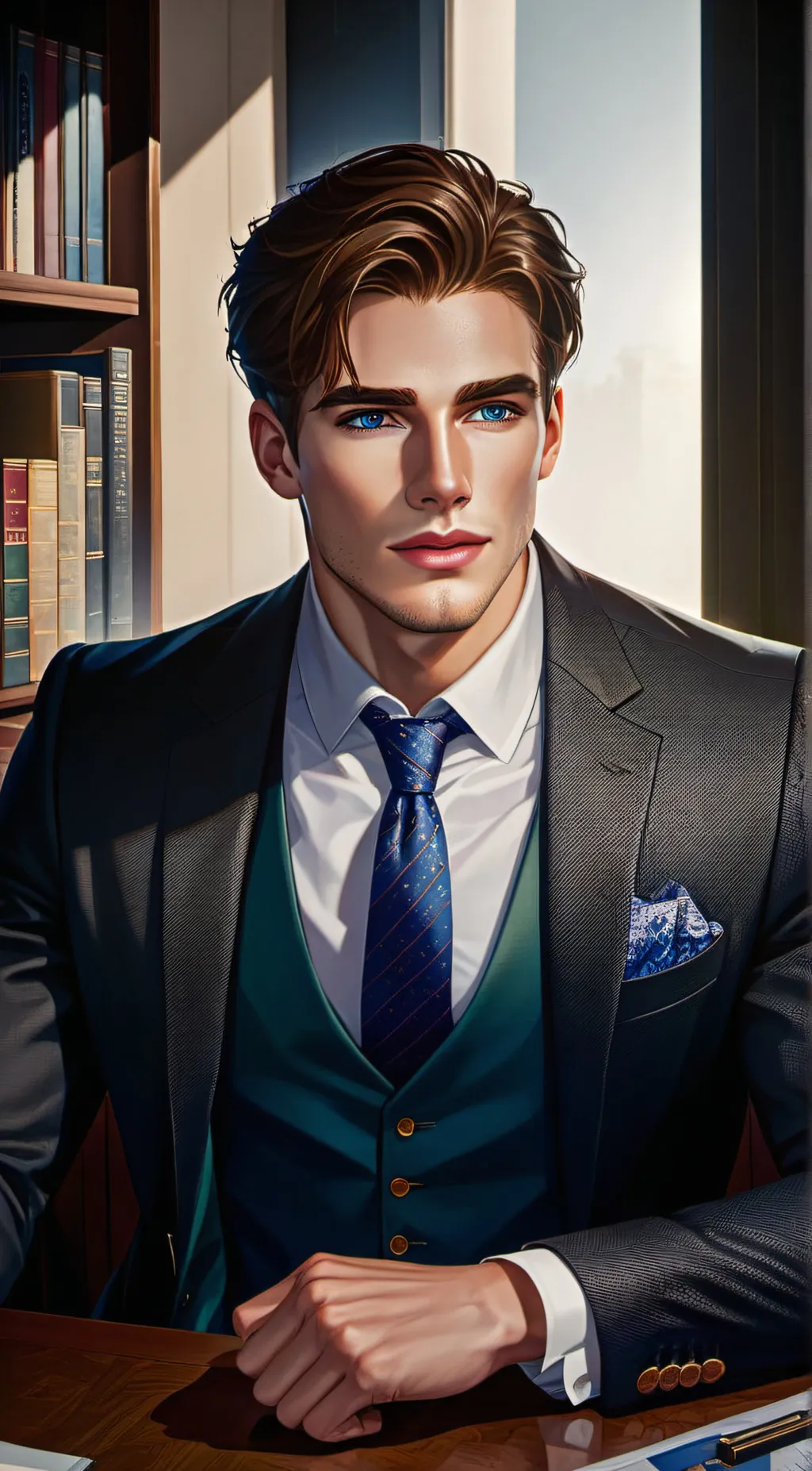 ai character: John Dolton background