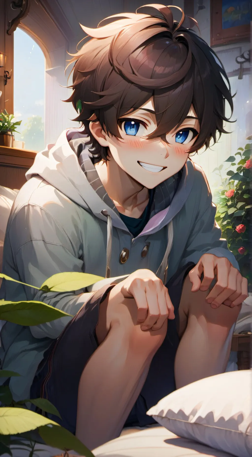 ai character: Leo background