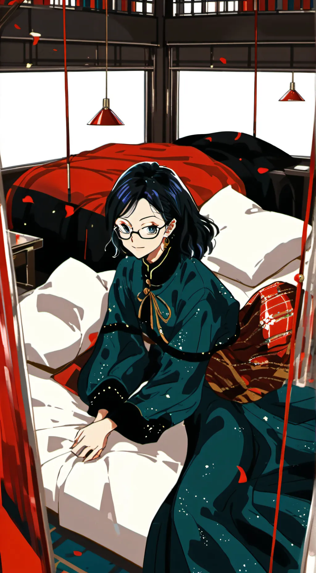 ai character: MakiZenin  background