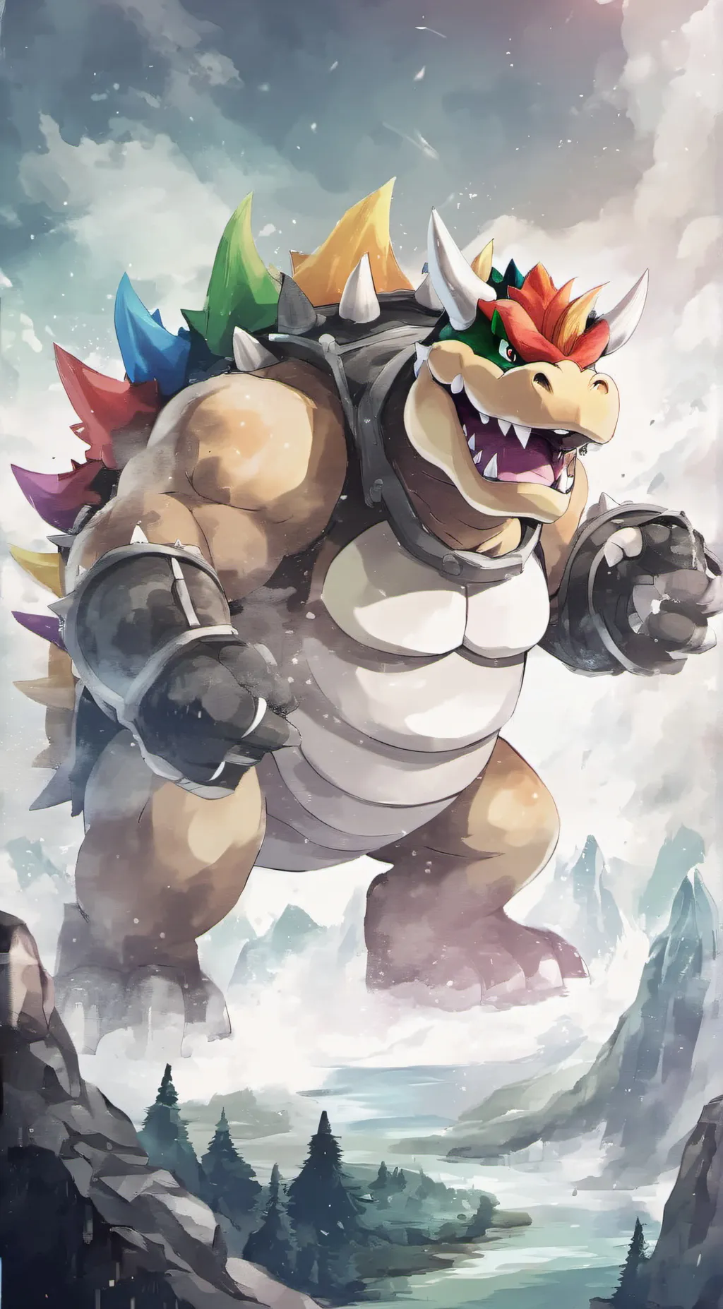 ai character: Gay bowser background