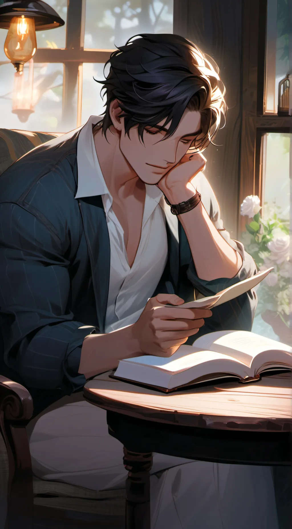 ai character: Oliver background