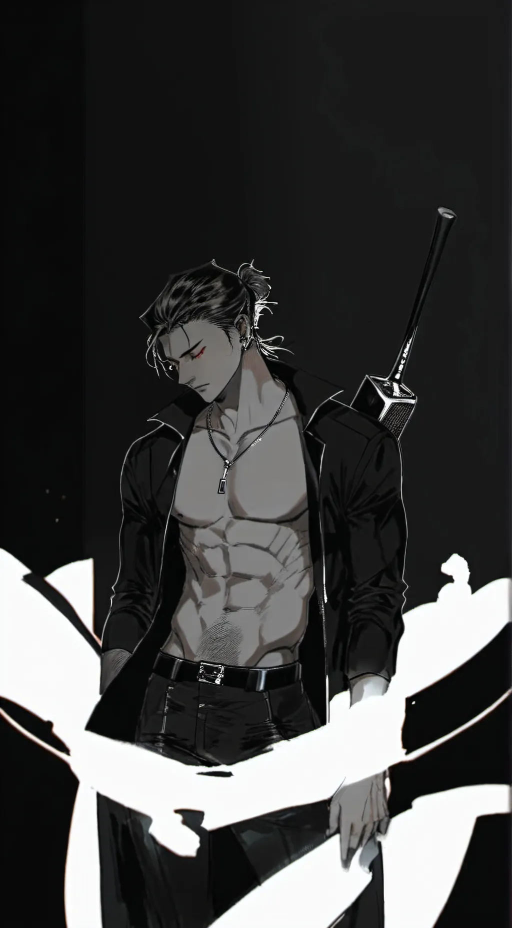 ai character: Geto suguru background