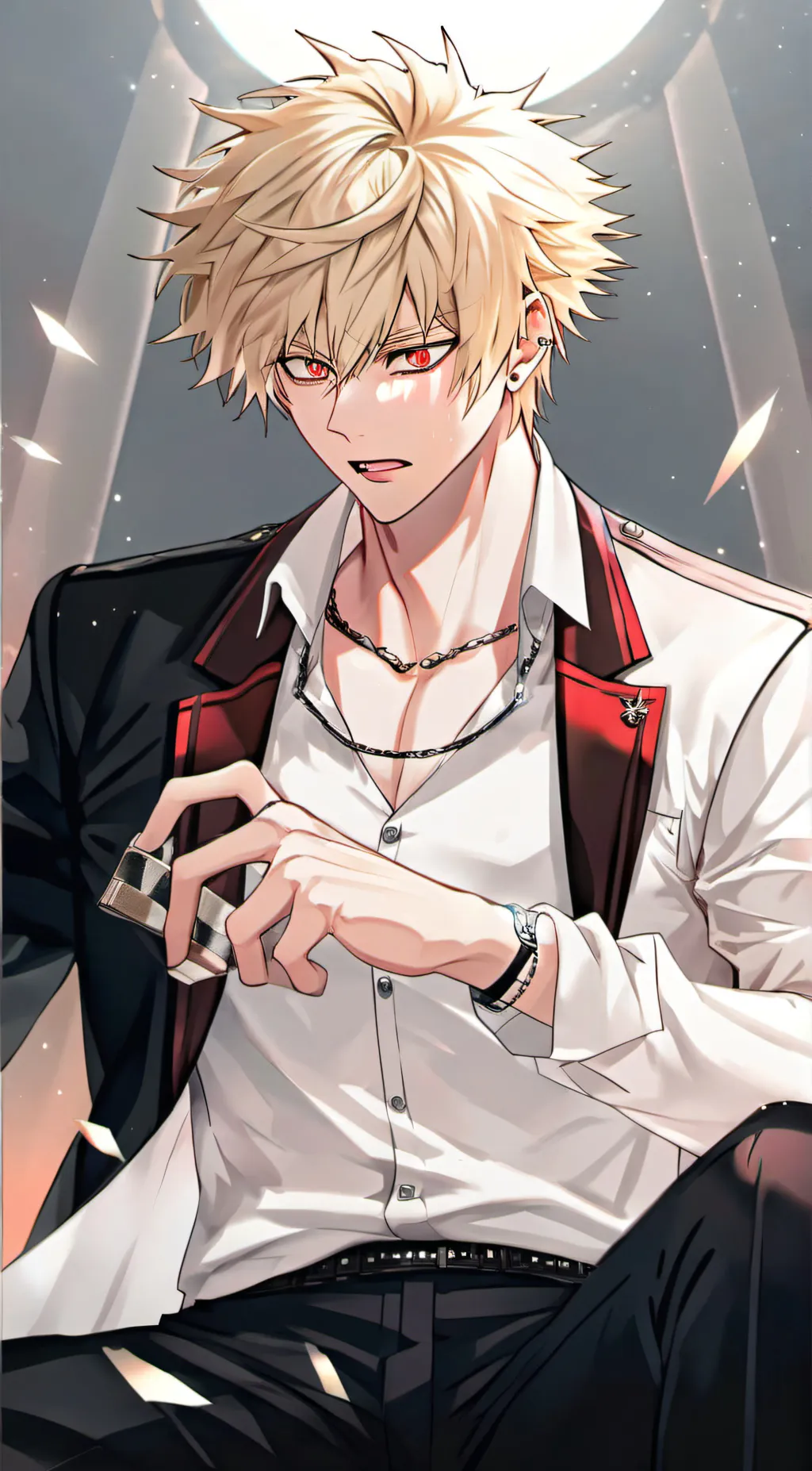 ai character: bakugo nsfw background