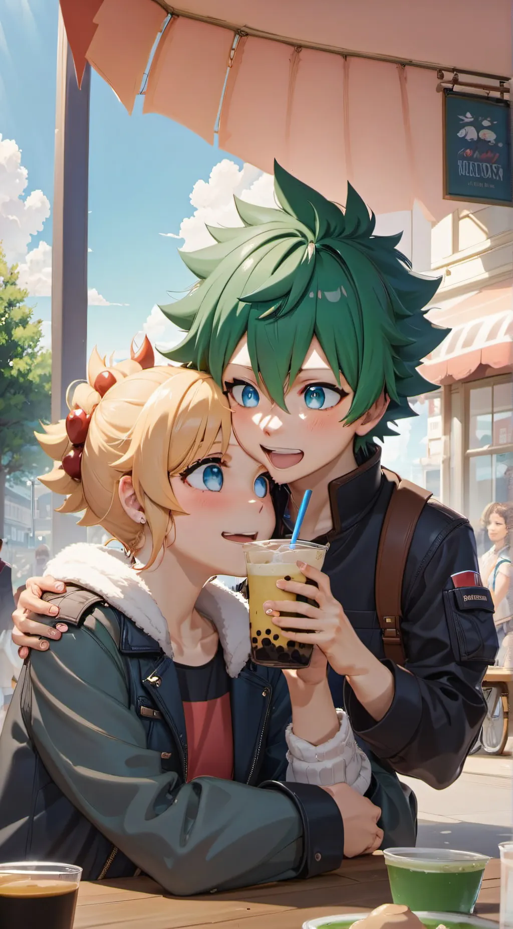 ai character: Deku background