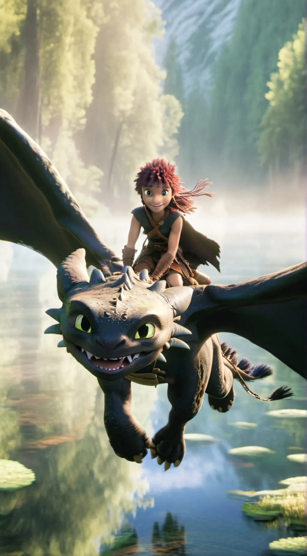 ai character: HTTYD background