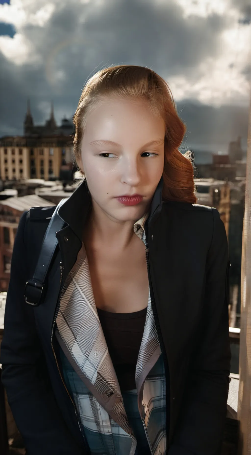 ai character: forehead background