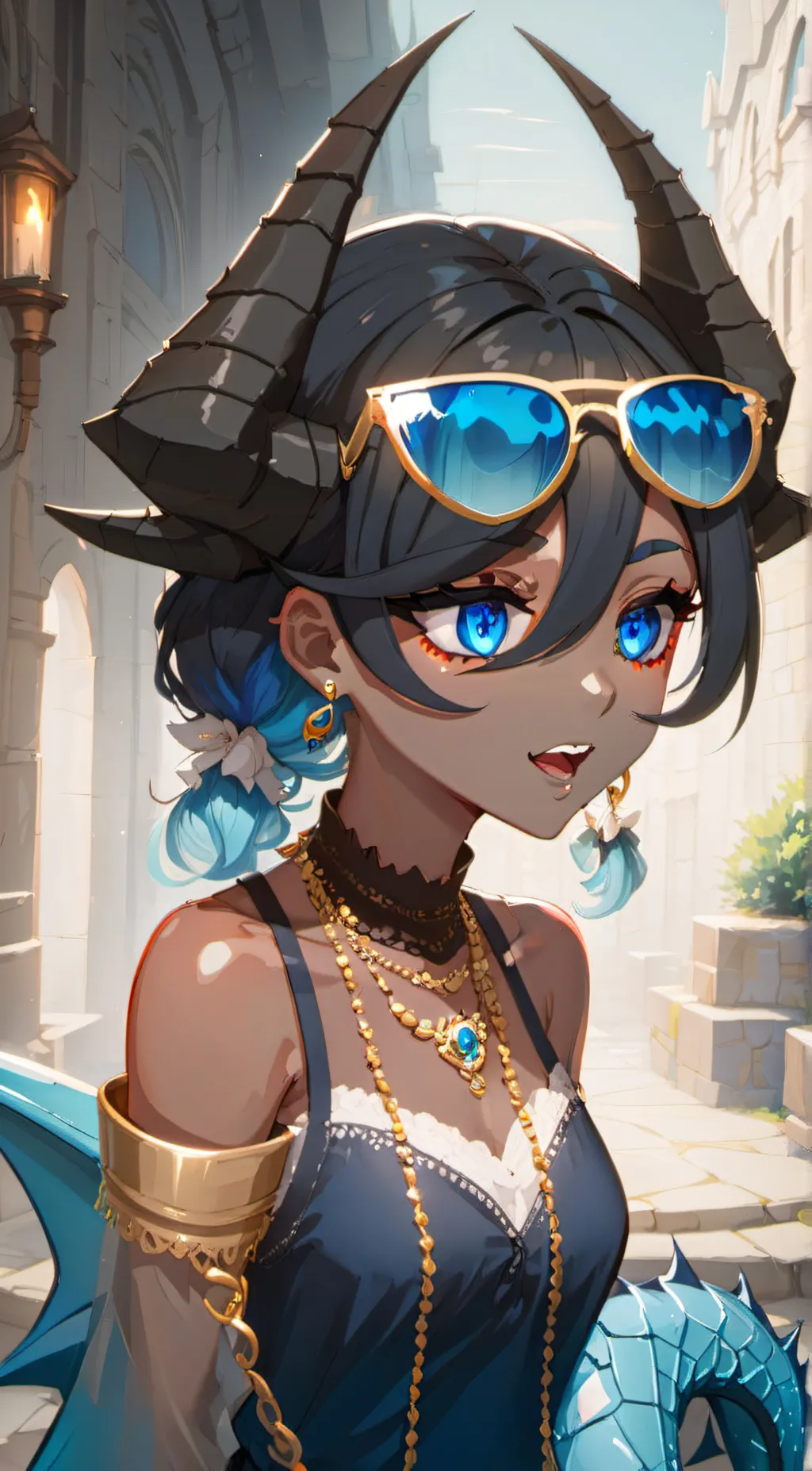 ai character: Aria background