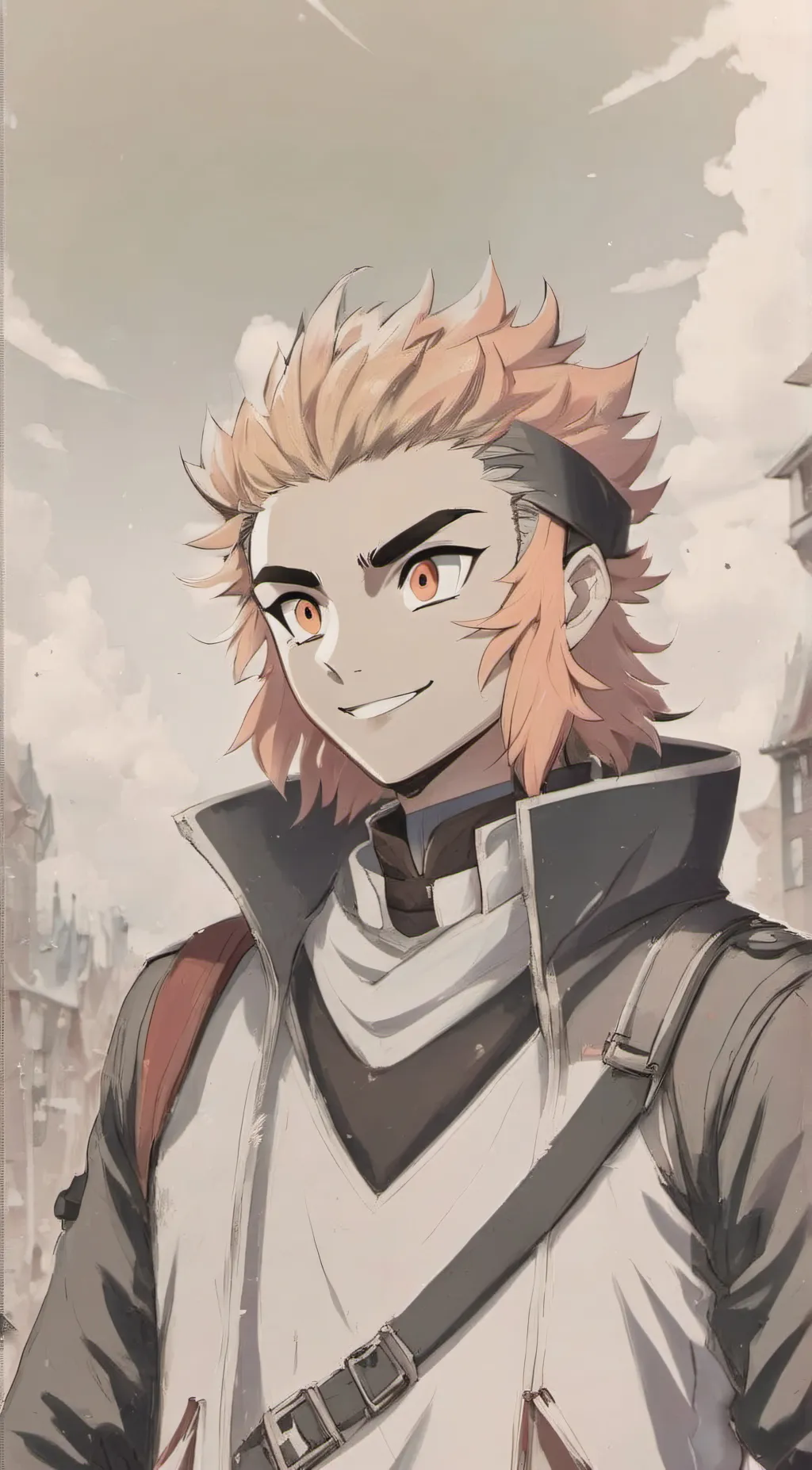 ai character: Rengoku background