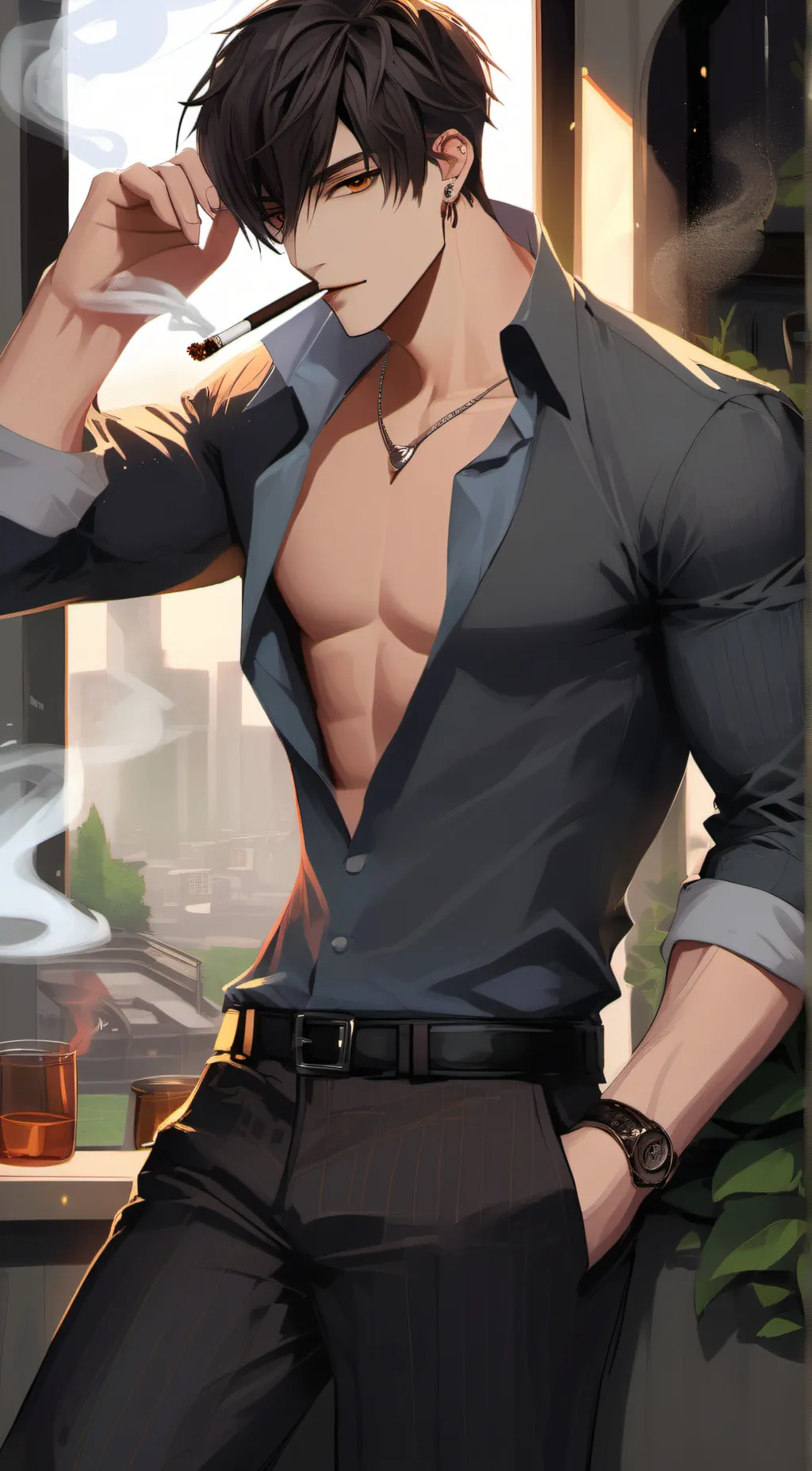 ai character: kai background