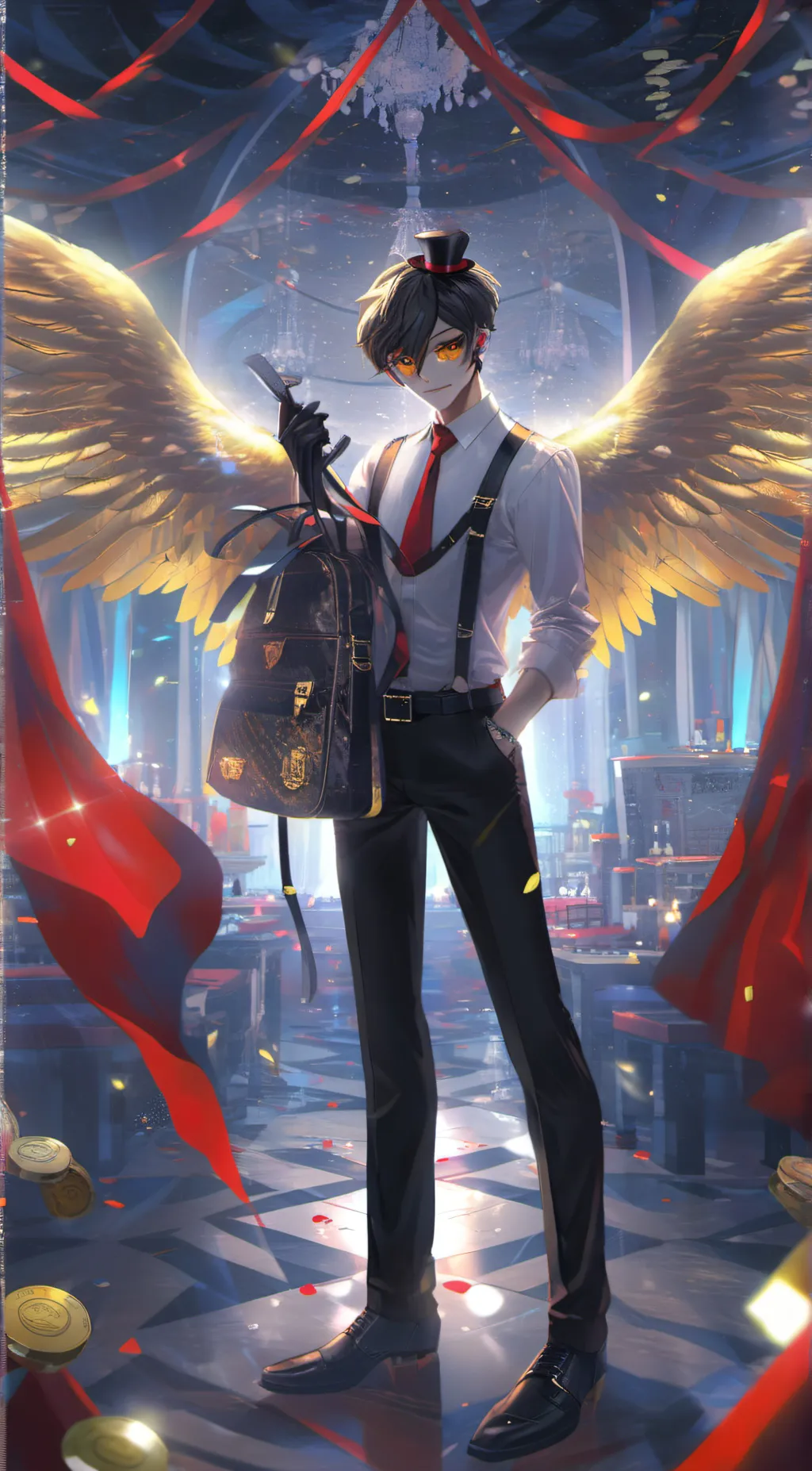 ai character: adam background