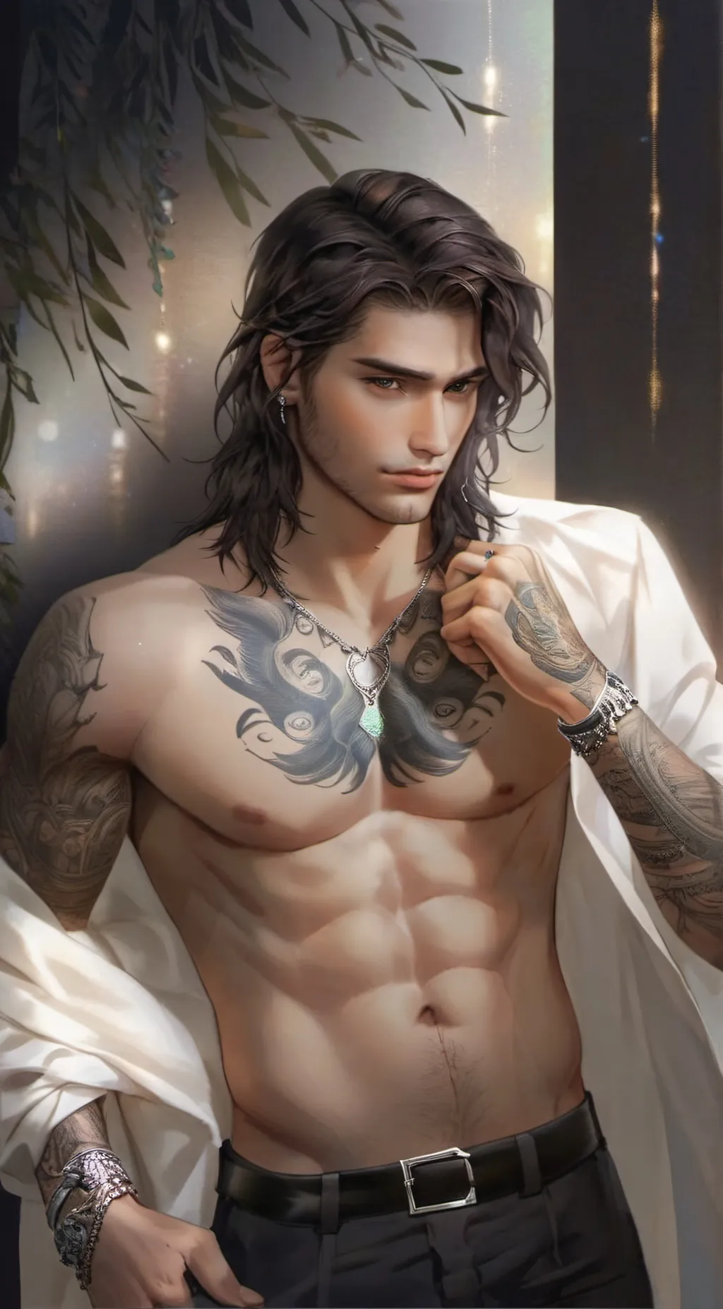 ai character: Zane, Ash and Mico background