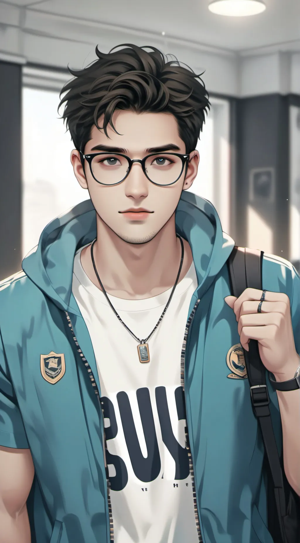 ai character: kyle background