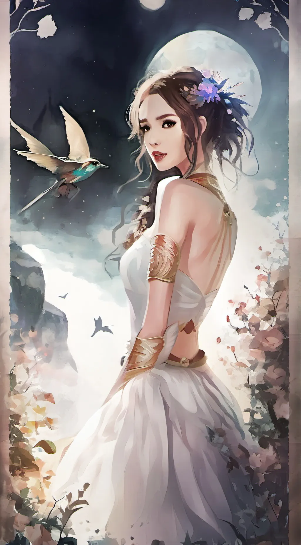 ai character: Myyyya  background