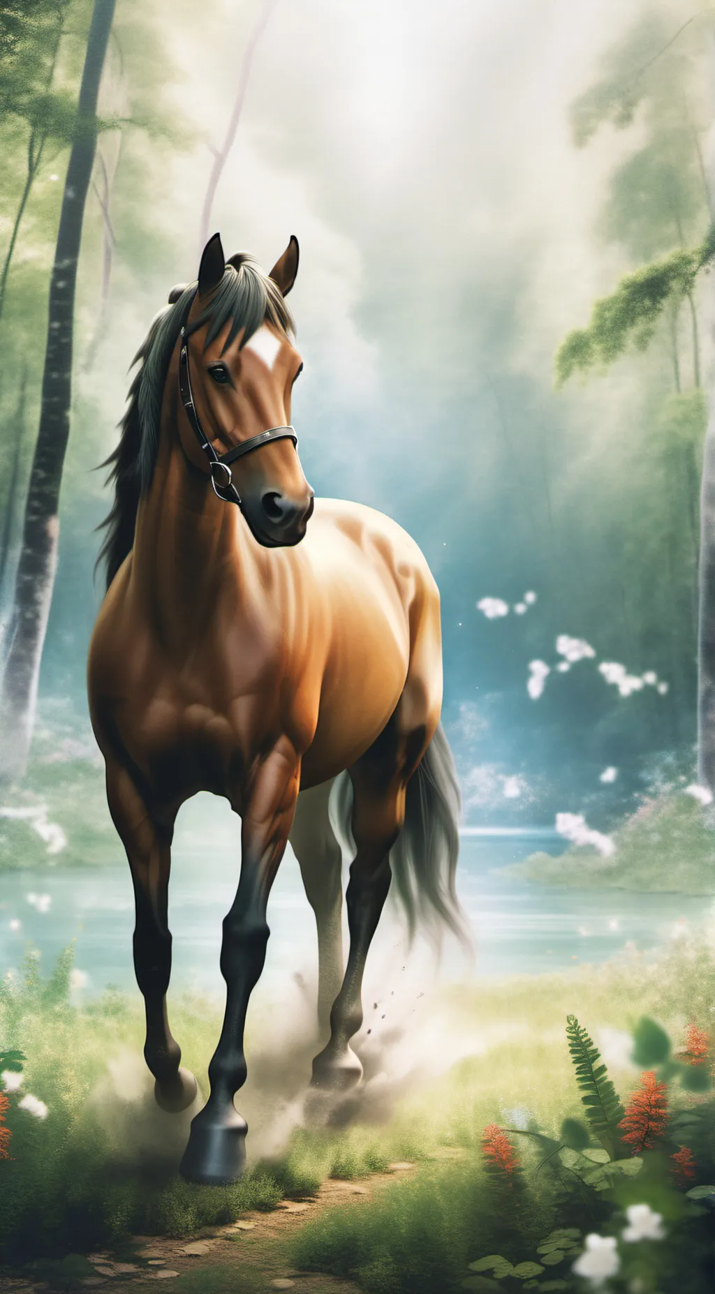 ai character: spirit background