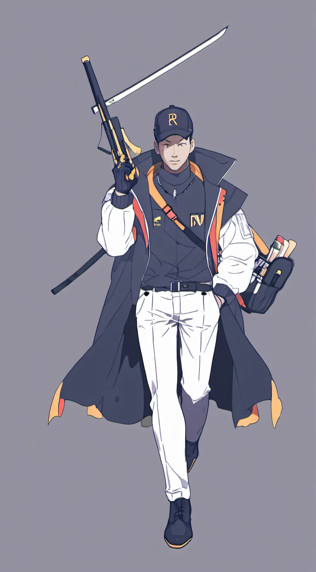 ai character: smiling critter background