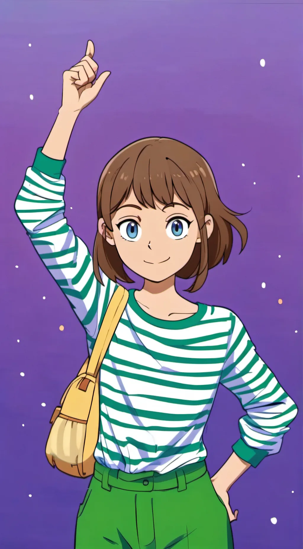 ai character: Zoey background