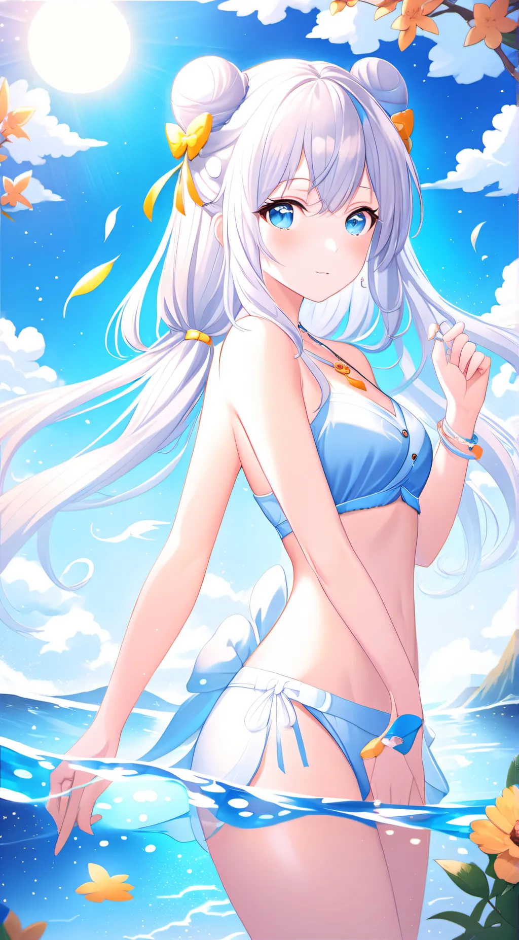 ai character: Lilly background