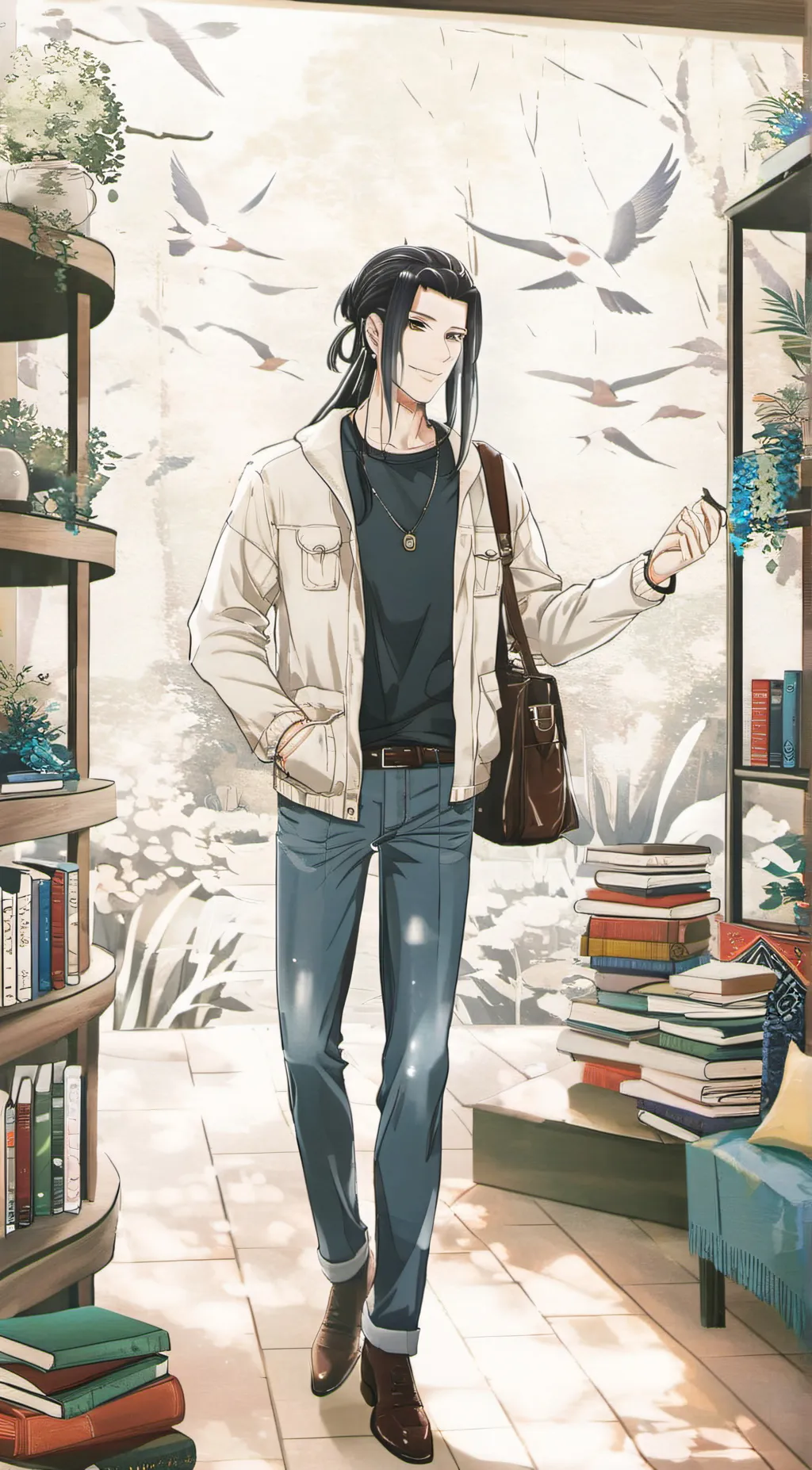 ai character: lan zhan  background